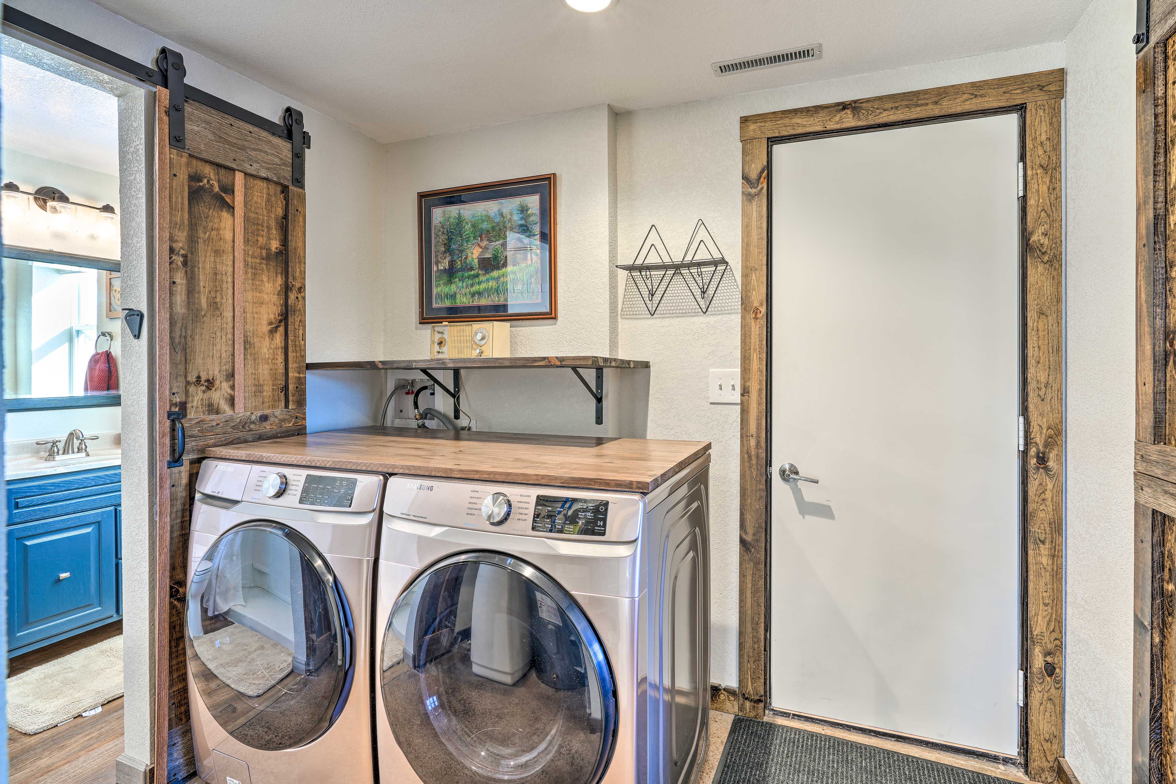 Laundry Area | Detergent Provided