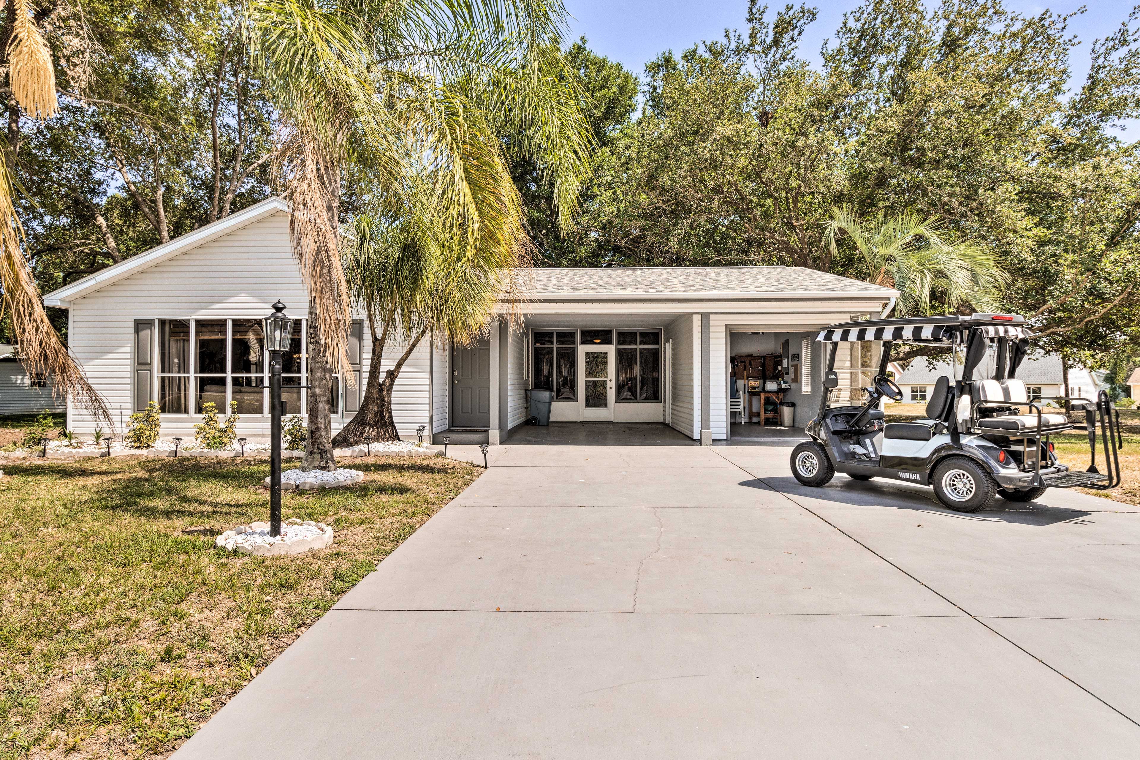 Property Exterior | Golf Cart Included
