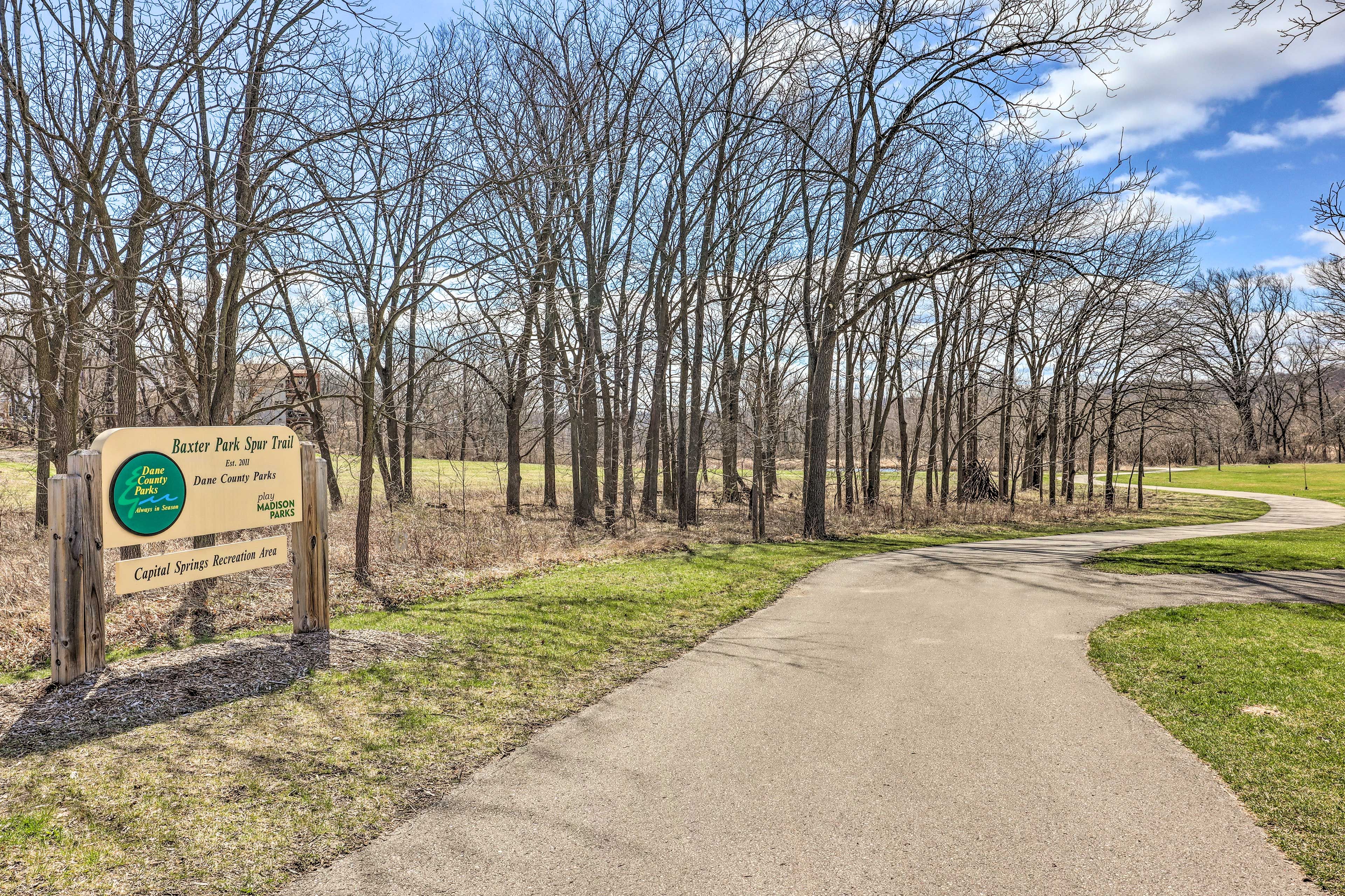 Community | Capital Springs Recreation Area | Baxter Park Spur Trail