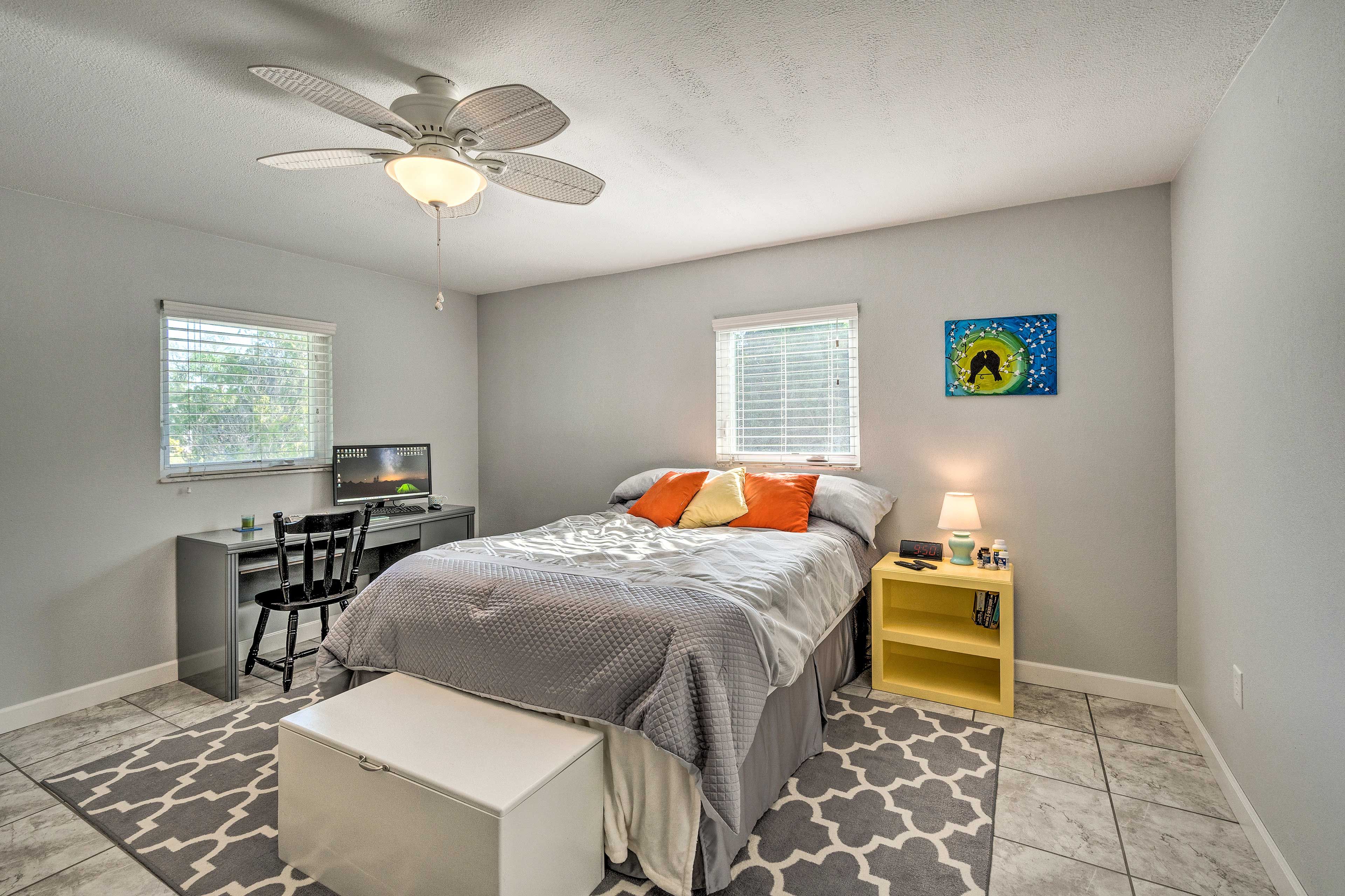 Bedroom 1 | Queen Bed | 1st Floor | No Additional Steps to Access