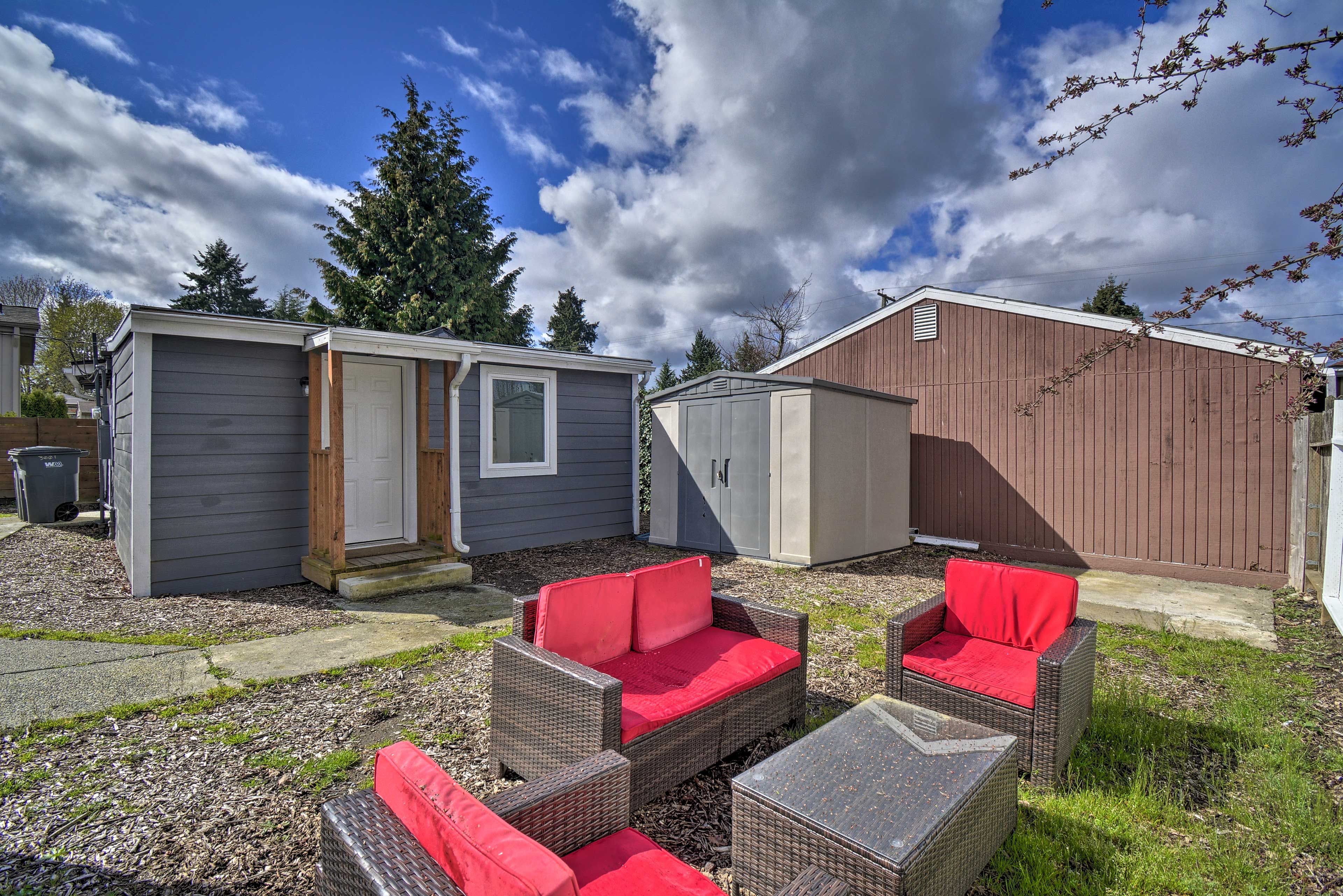Bremerton Vacation Rental | 1BR | 1BA | 500 Sq Ft | Step-Free Access