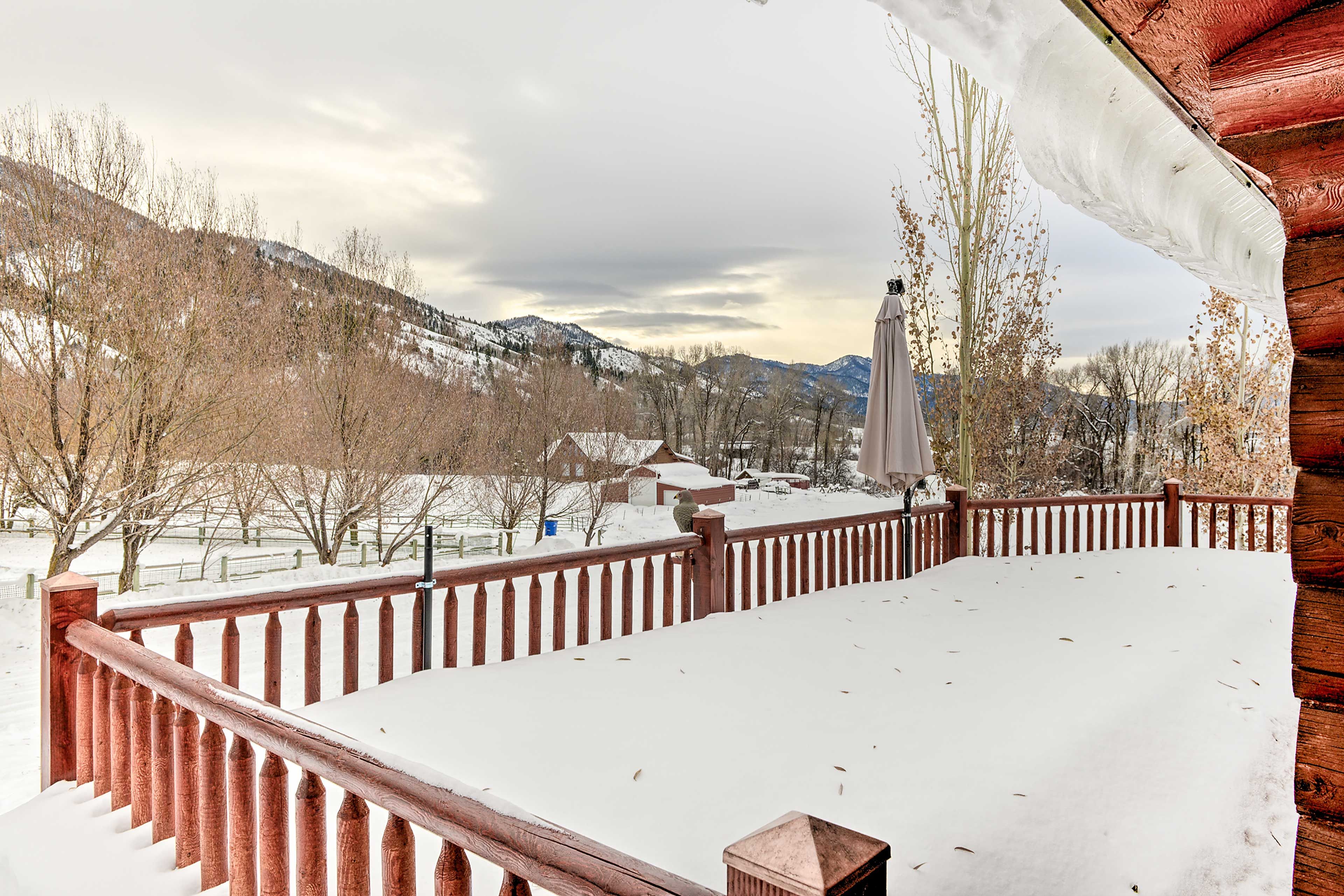 Private Wraparound Deck | Gas Grill