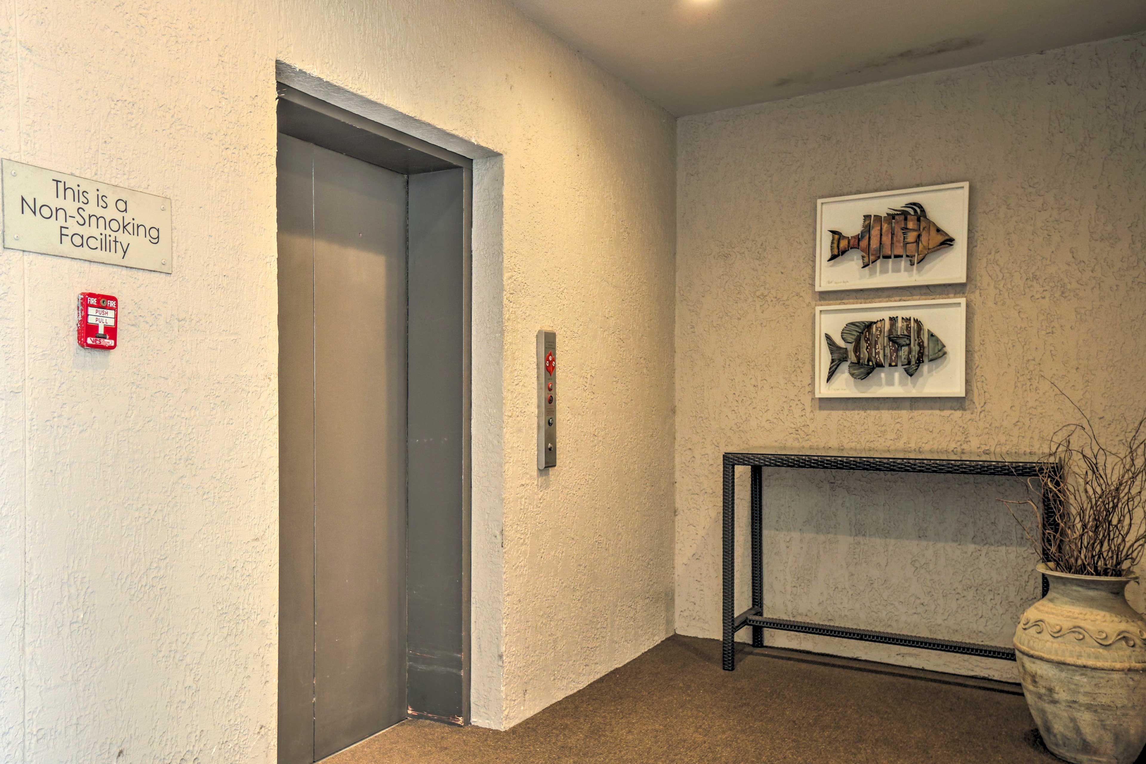 Condo Exterior | Elevator Access