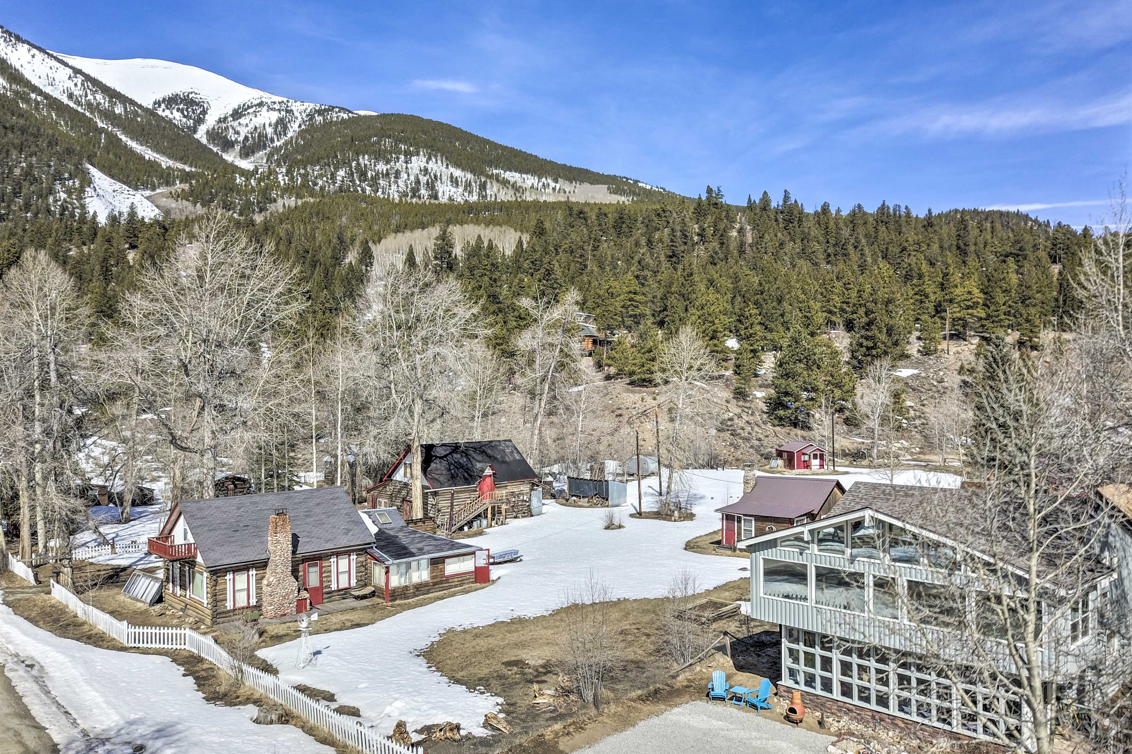 Alpine Haven Cabin | Aerial View