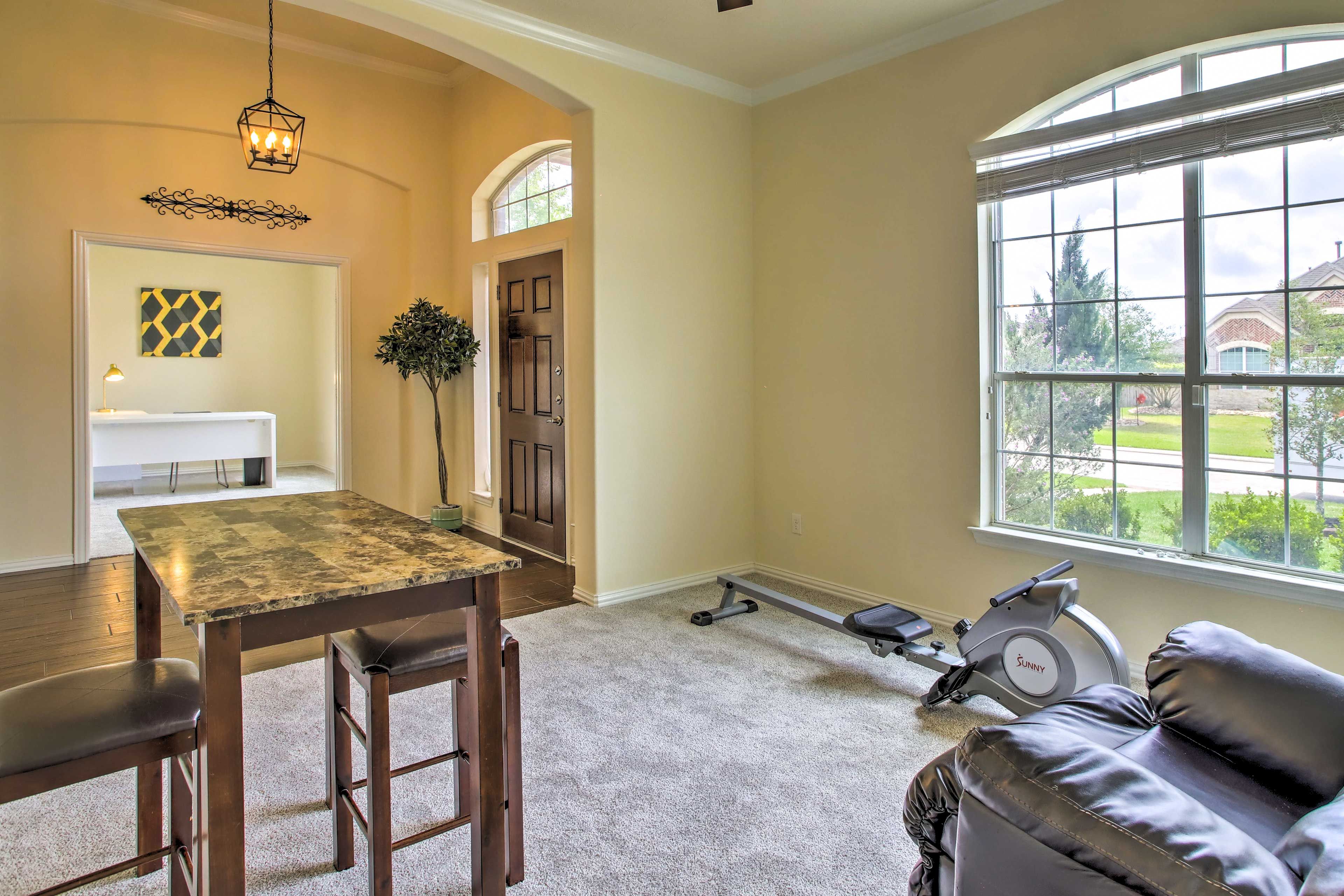 Additional Living Area | Rowing Exercise Machine