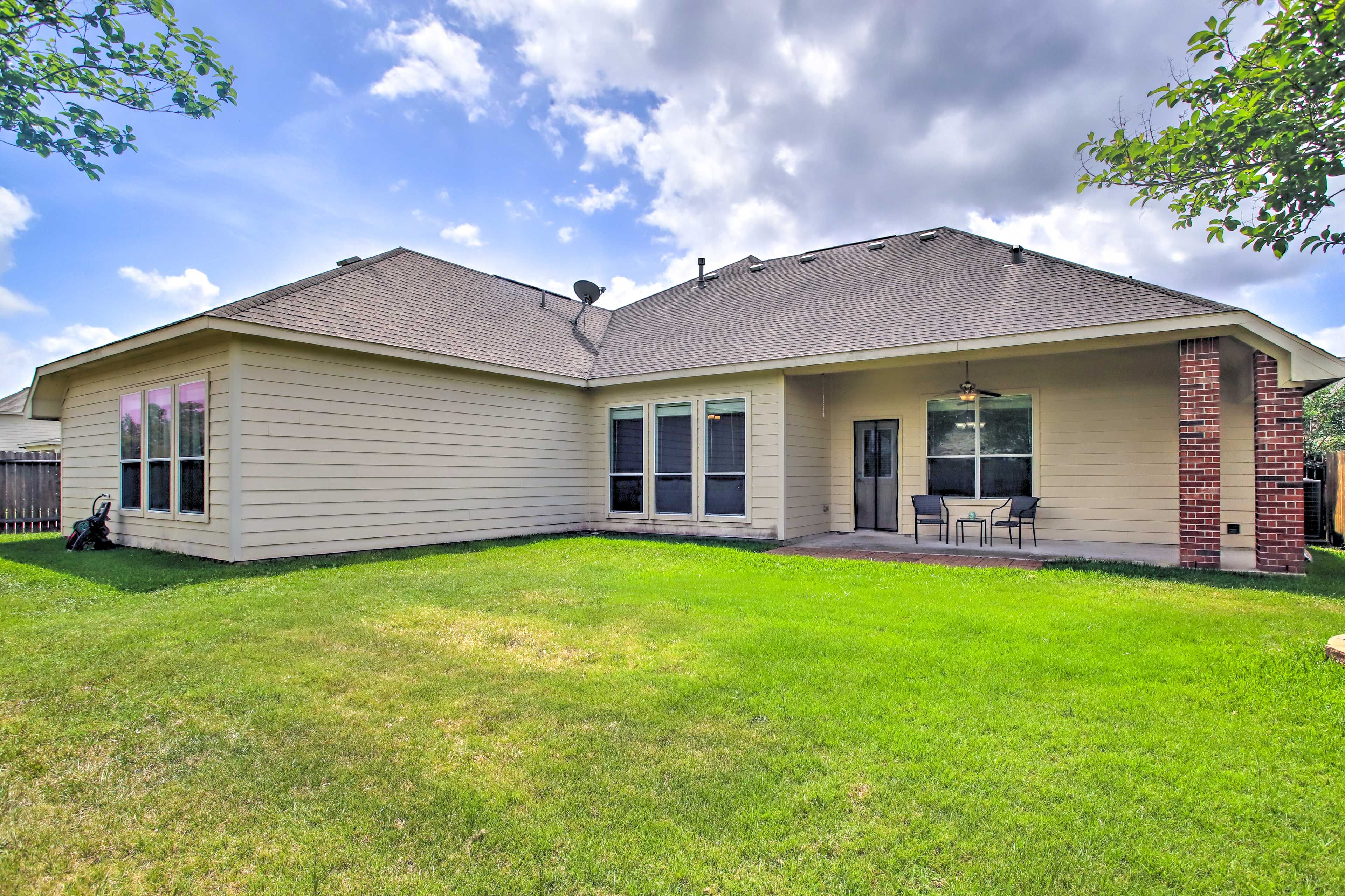 House Exterior | Fenced Backyard