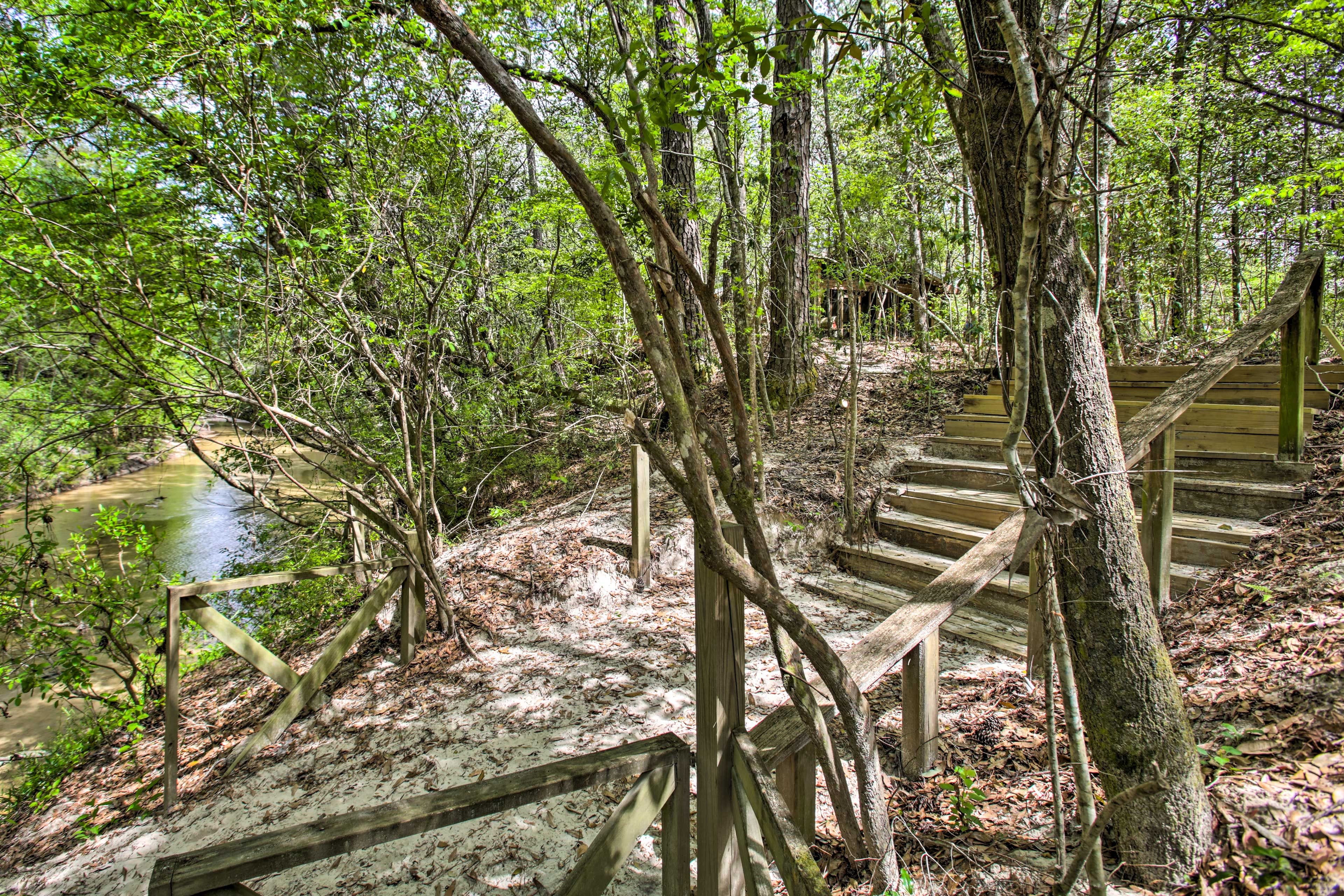 Path | Stairs Required for Creek Access