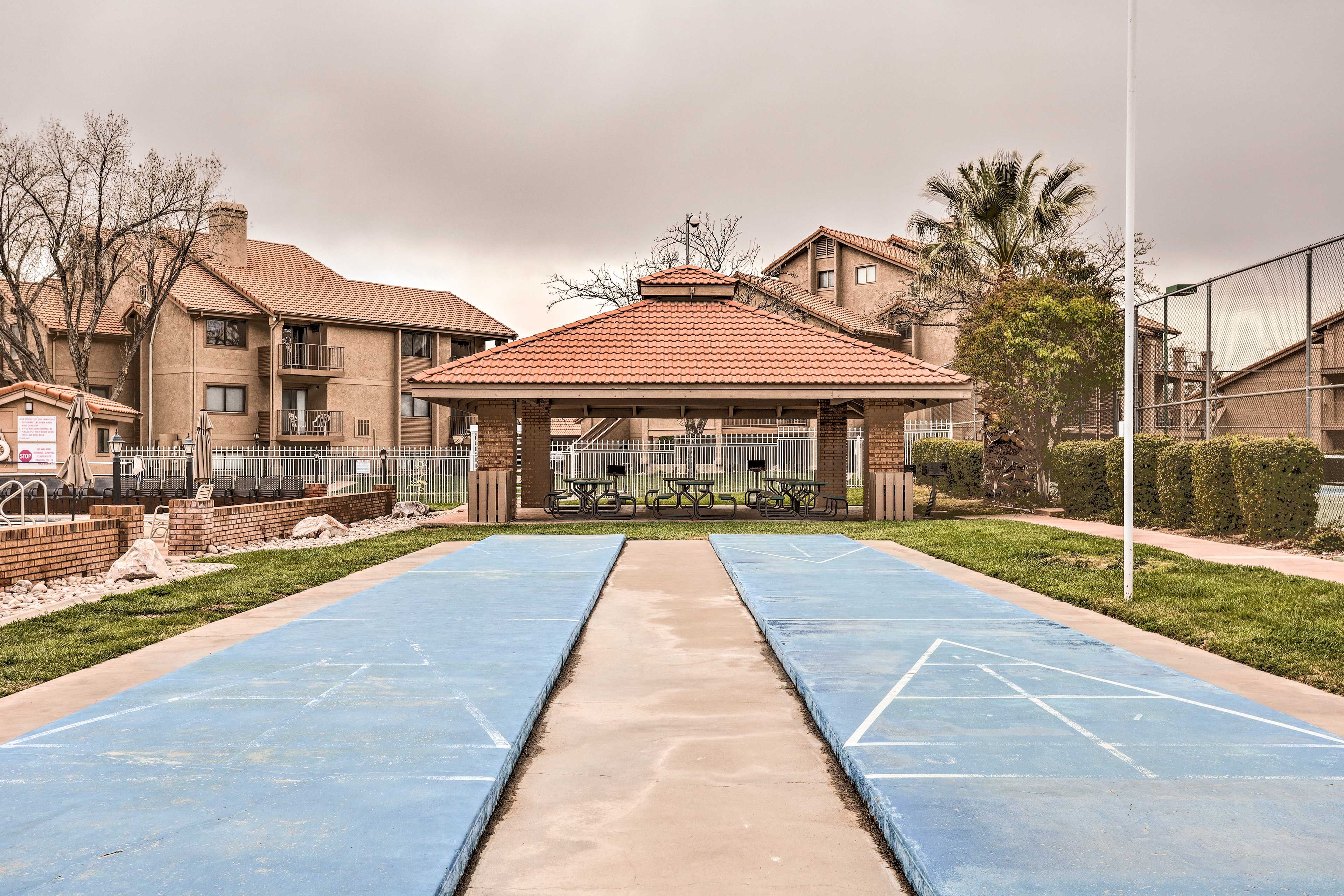 Community Outdoor Shuffleboard