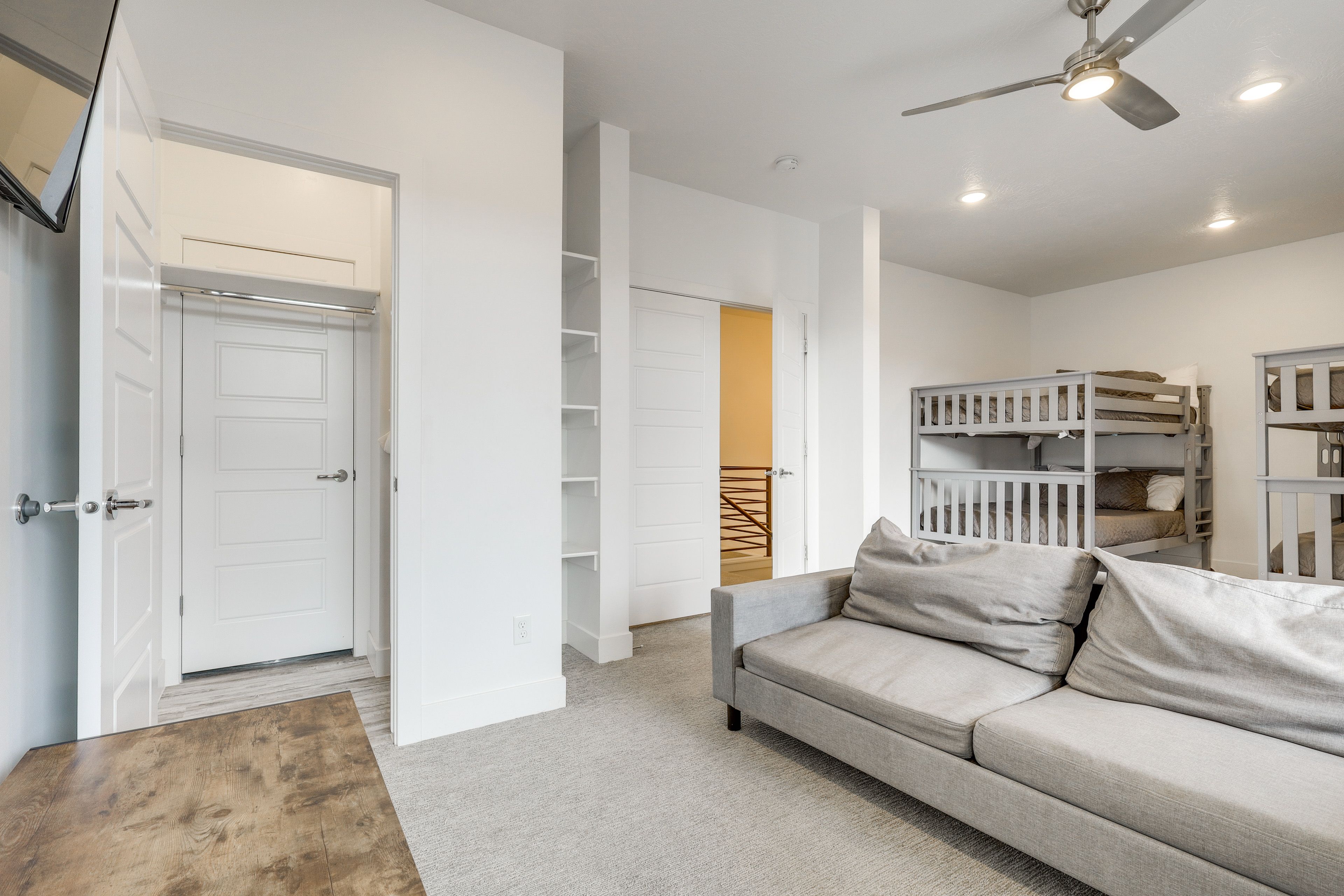 Bedroom 4 | 2 Full Bunk Beds | Sleeper Sofa | 2nd Floor