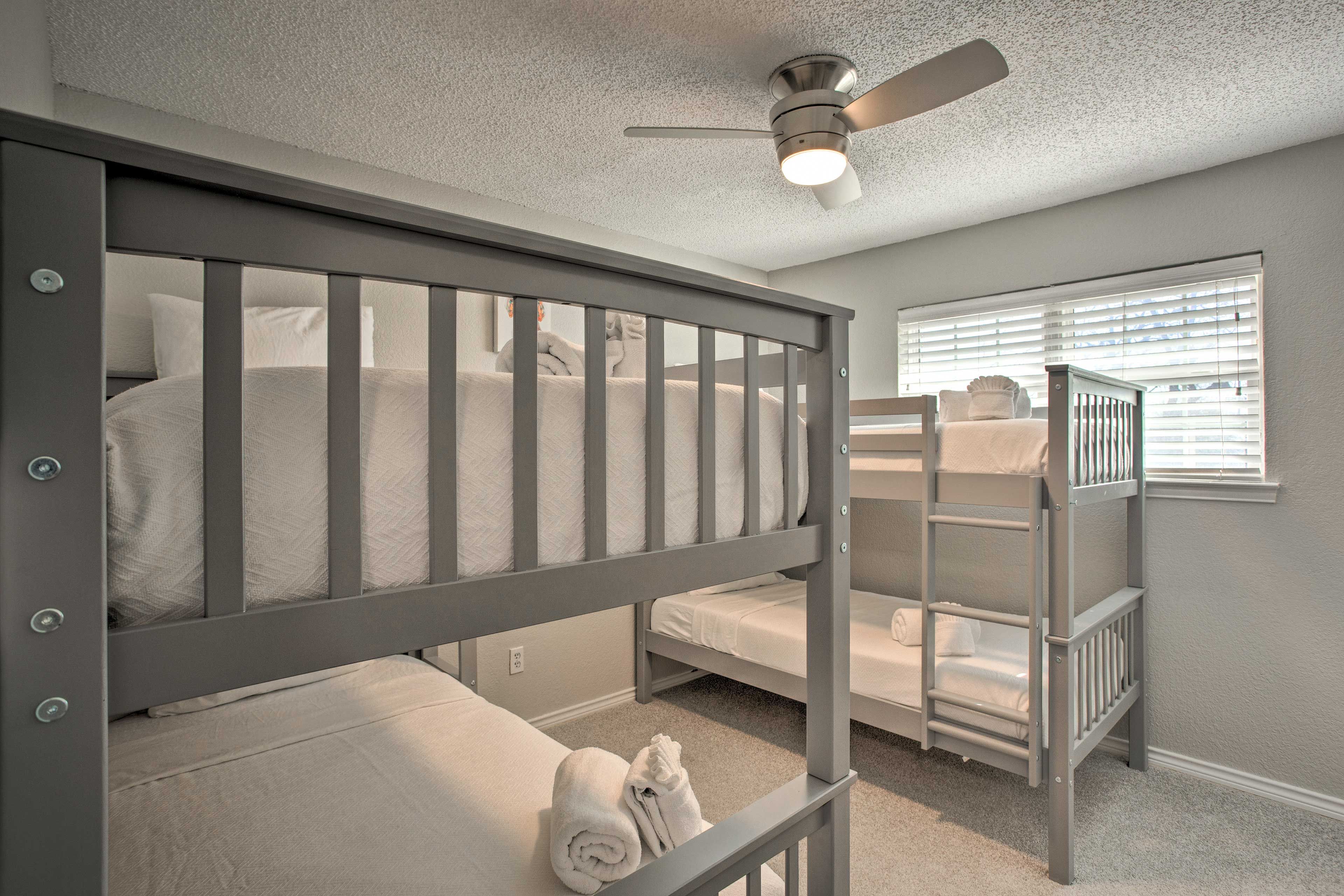 Bedroom 5 | 2nd Floor | 2 Twin Bunk Beds