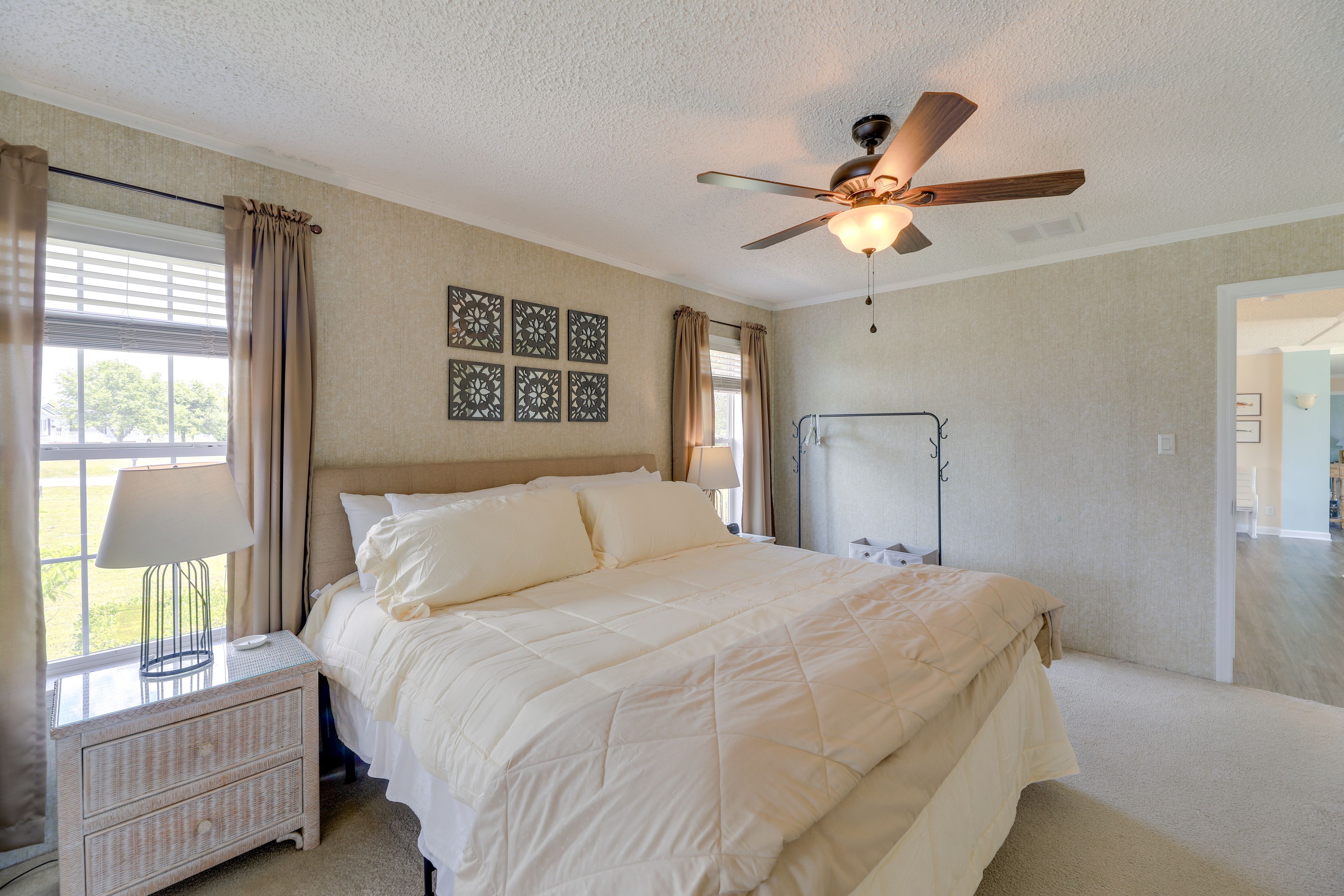 Bedroom 1 | King Bed | Linens Provided | Twin Bunk Bed (Photos Coming Soon)