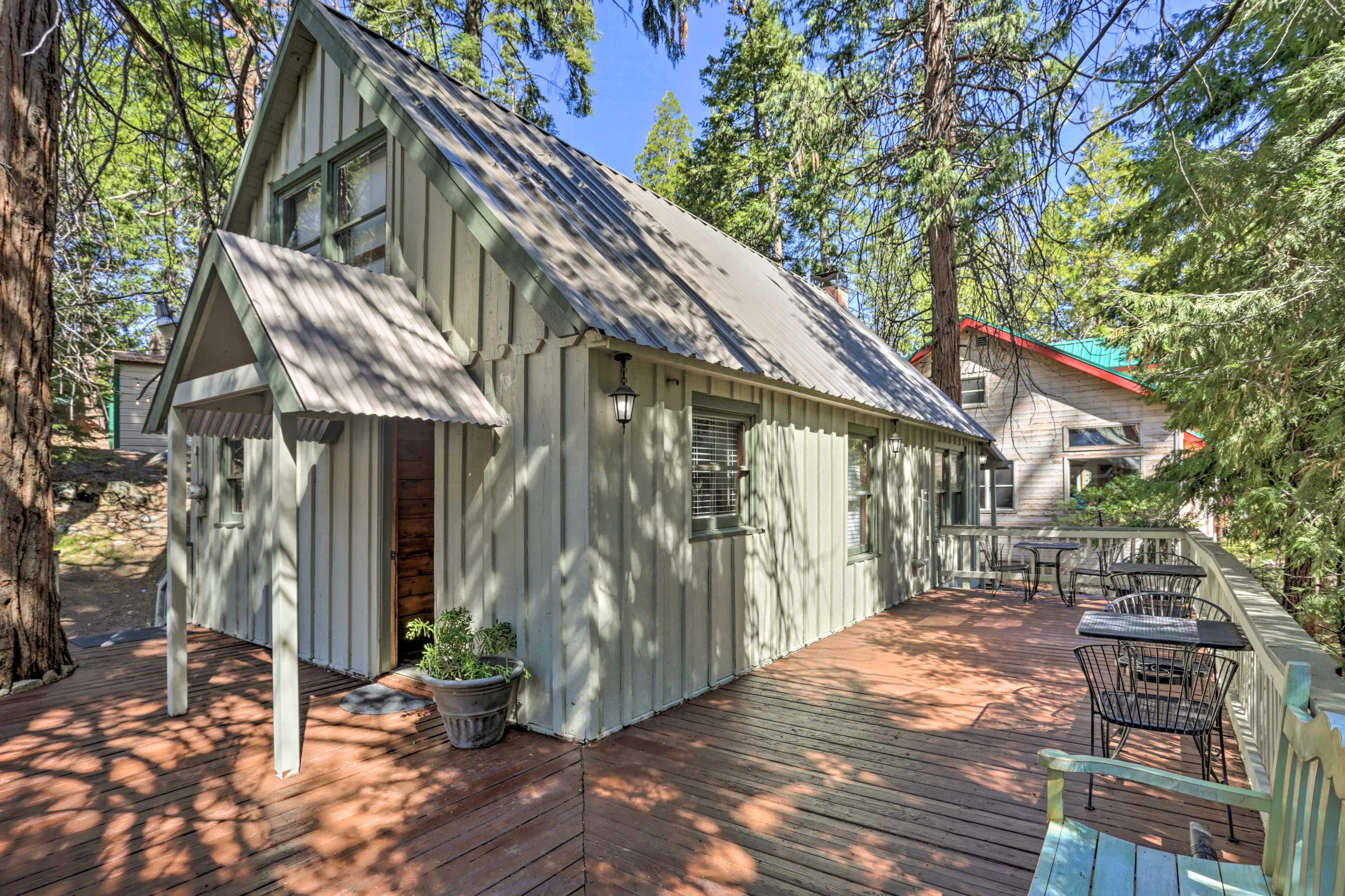 Cabin Exterior | 1st Floor | Walk to Restaurants