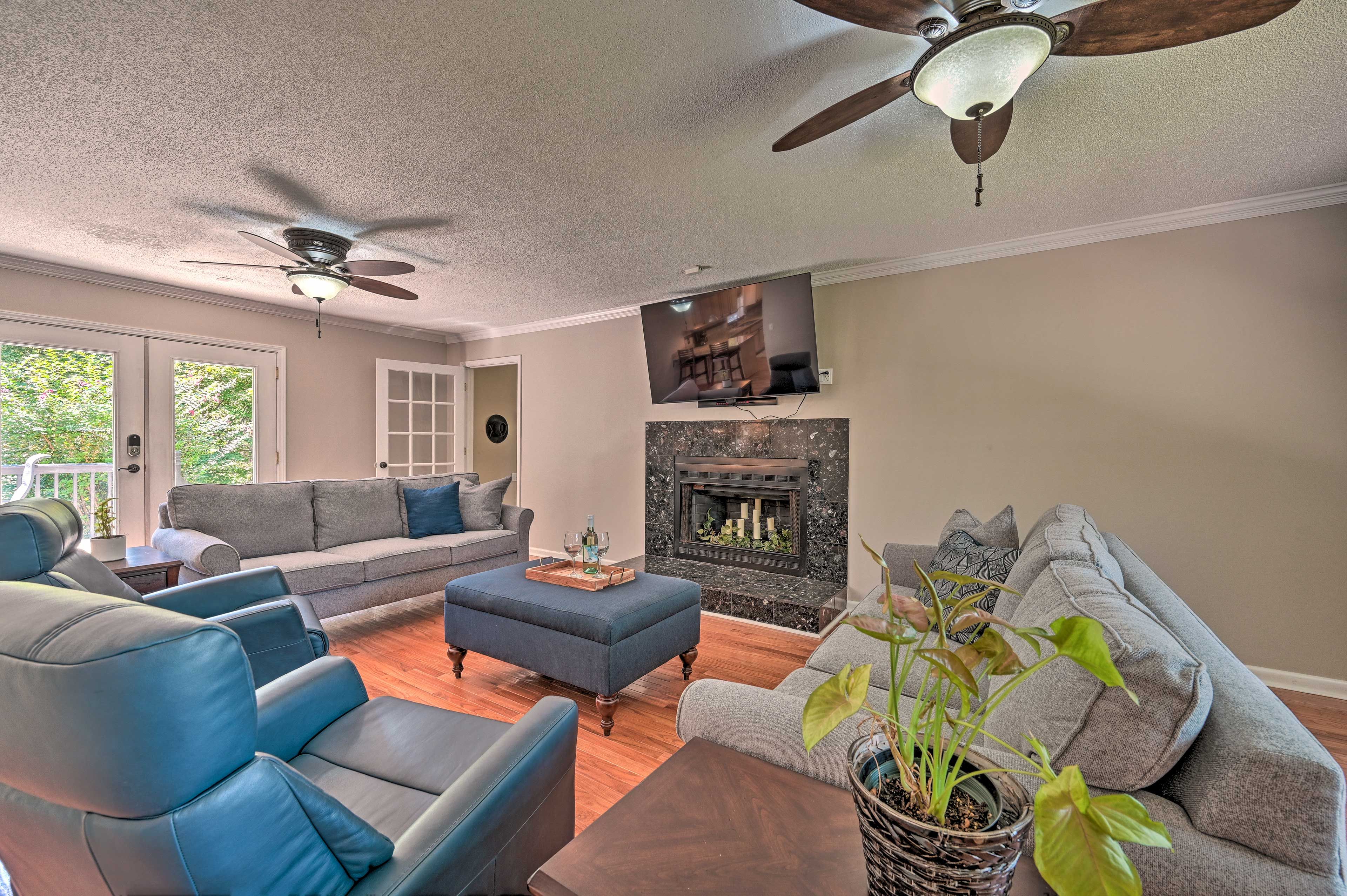 Family Room | 2-Story Villa | Dog Friendly w/ Fee