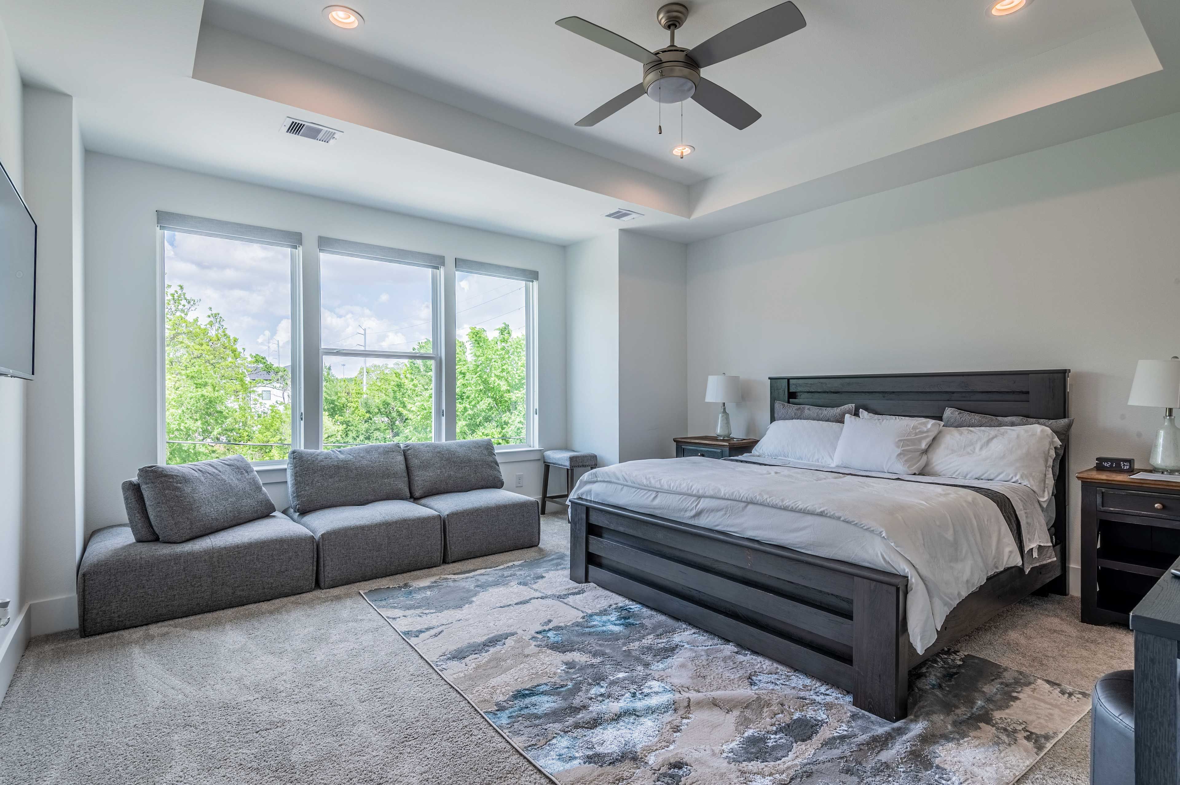 Bedroom 1 | California King Bed | Stairs Required