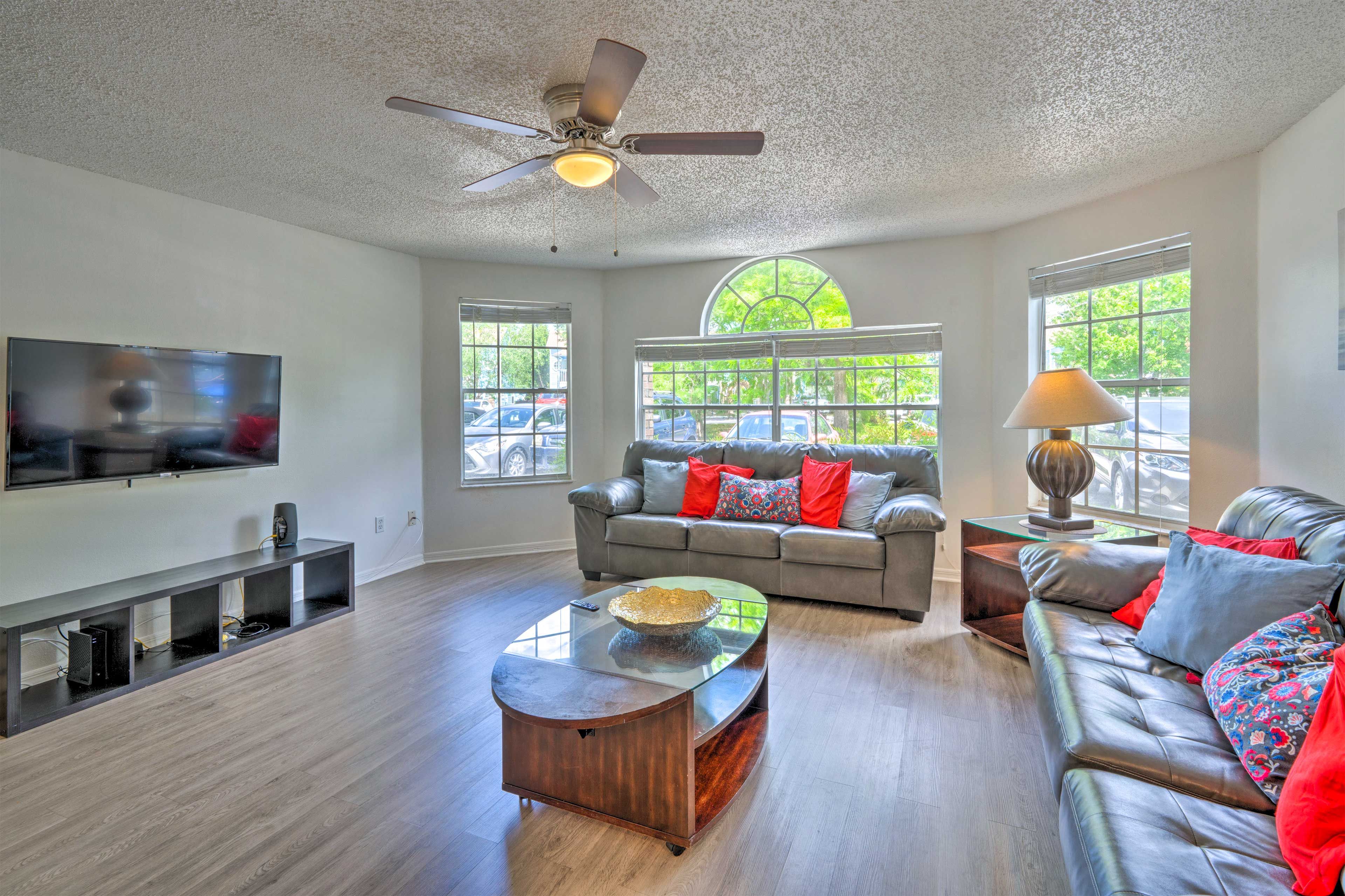 Living Room | Smart TVs | Free WiFi | Keyless Entry