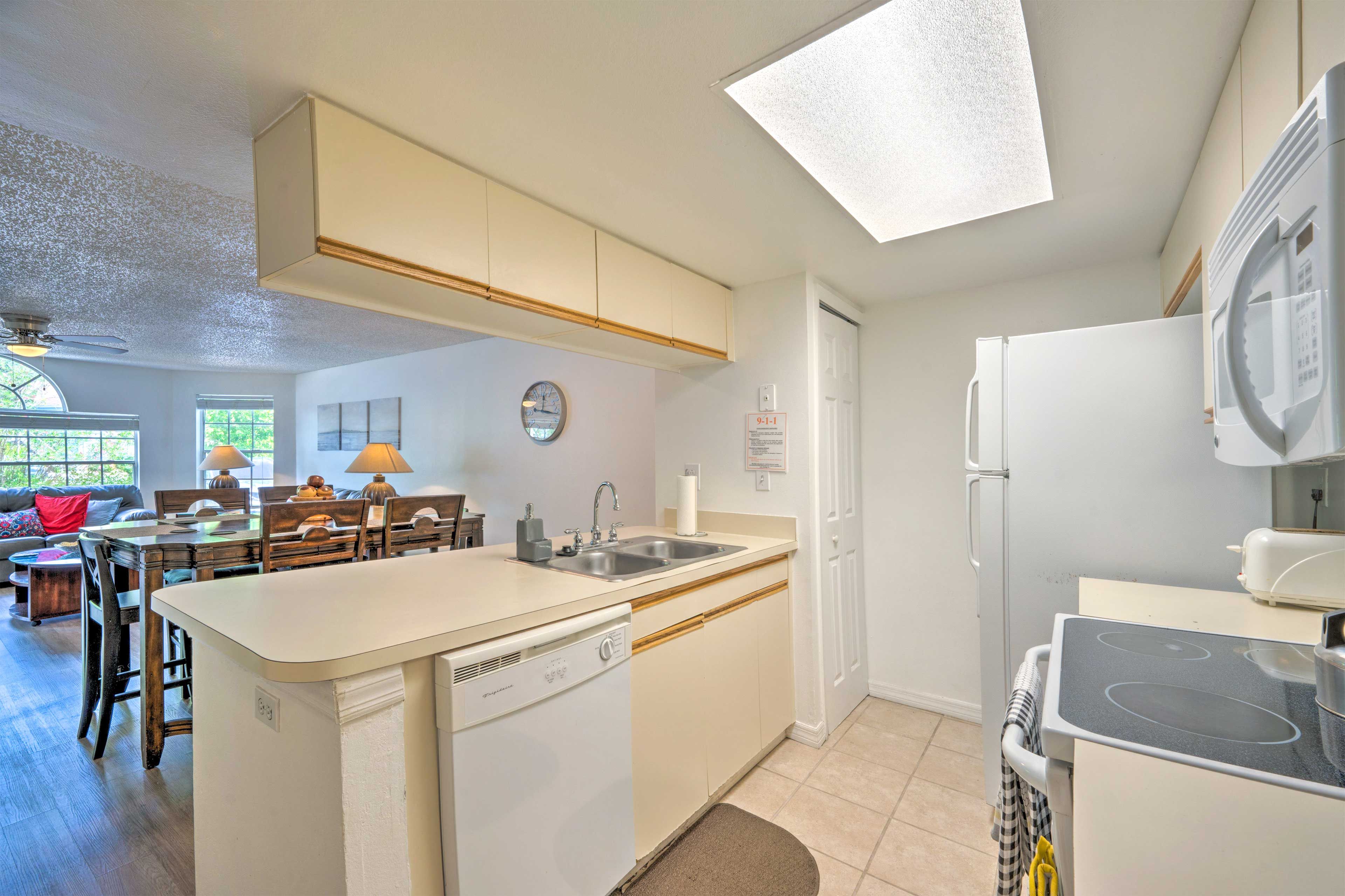 Fully Equipped Kitchen | Trash Bags Provided