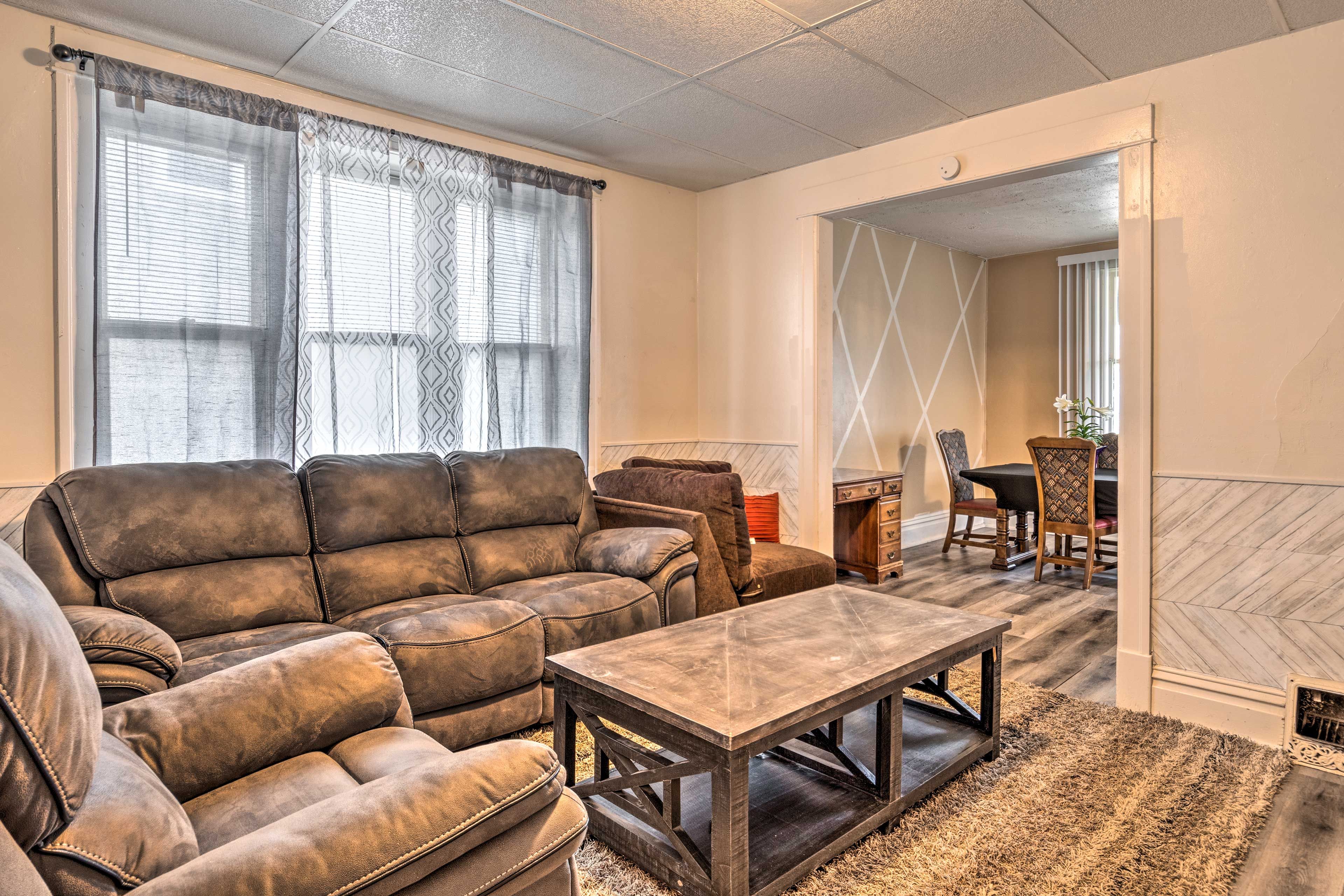 Living Room | Central Heat & A/C