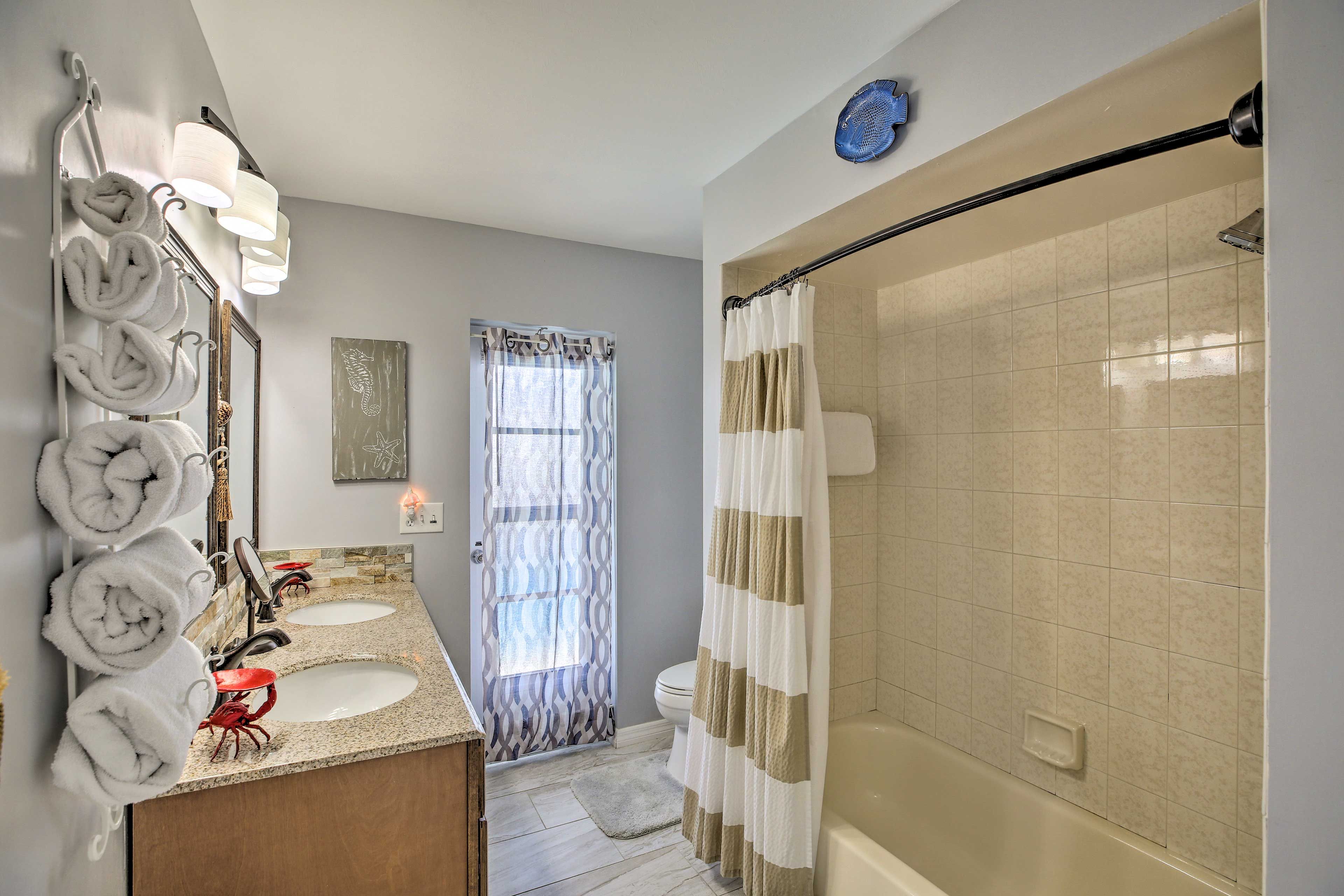 Full Bathroom | Main Level | Accessible-Height Toilet
