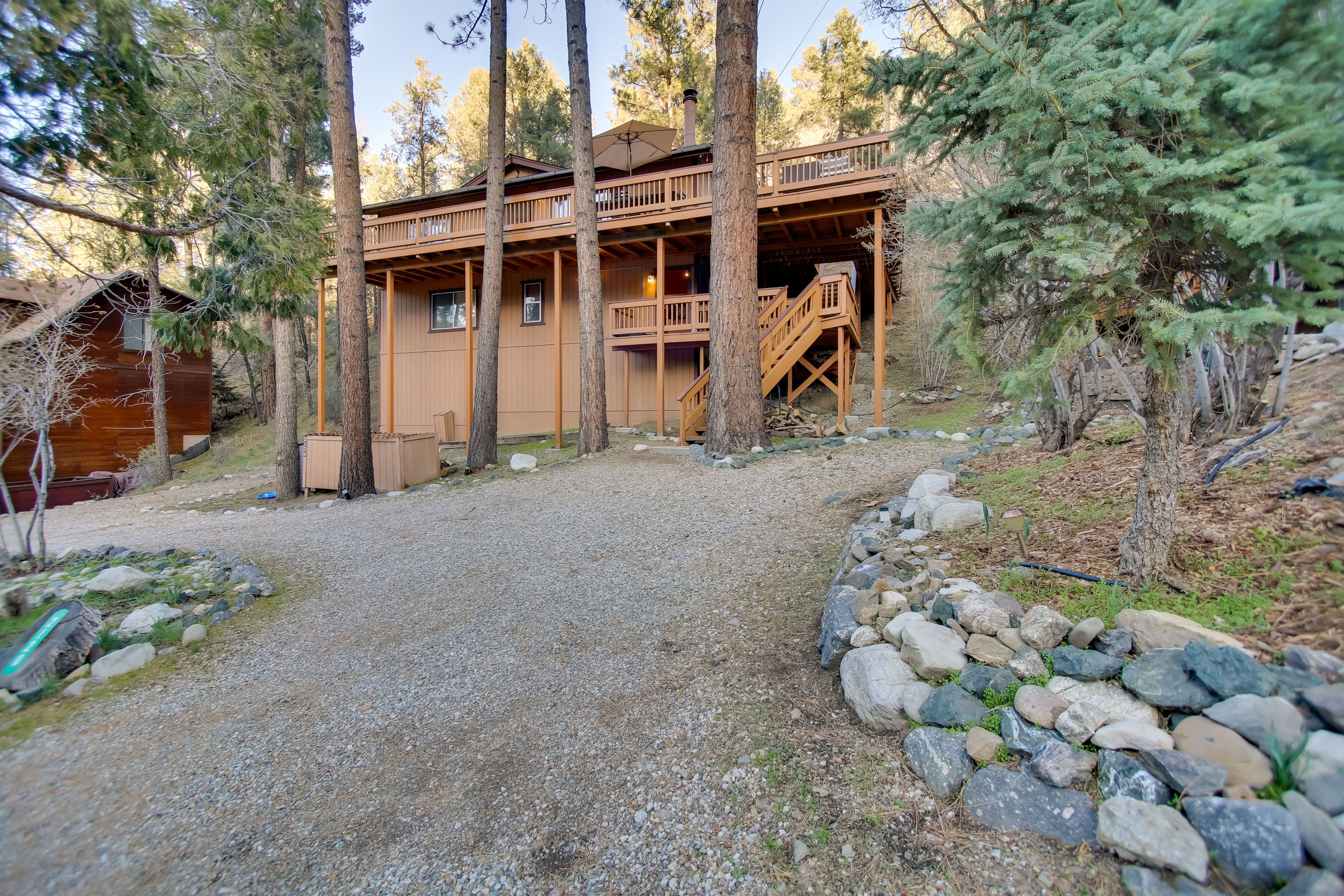 Cabin Exterior | Driveway Parking (3 Vehicles)