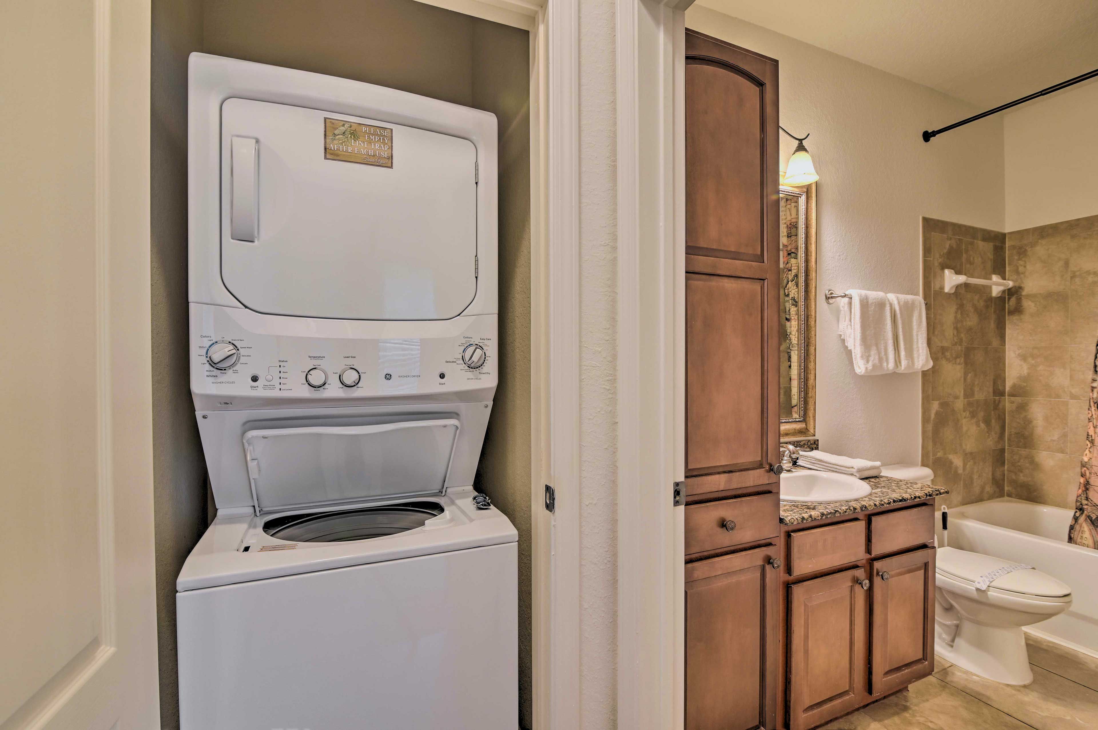 Laundry Area | Detergent Provided