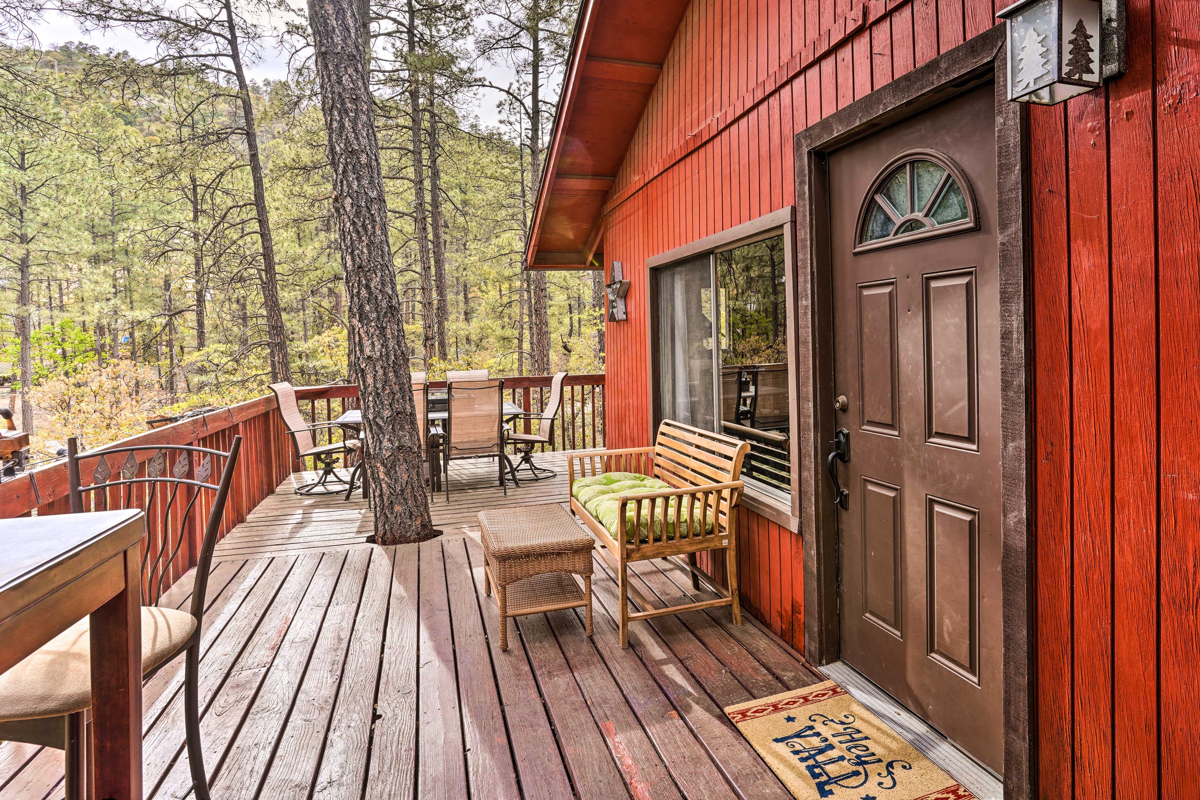 Deck | Wooded Views