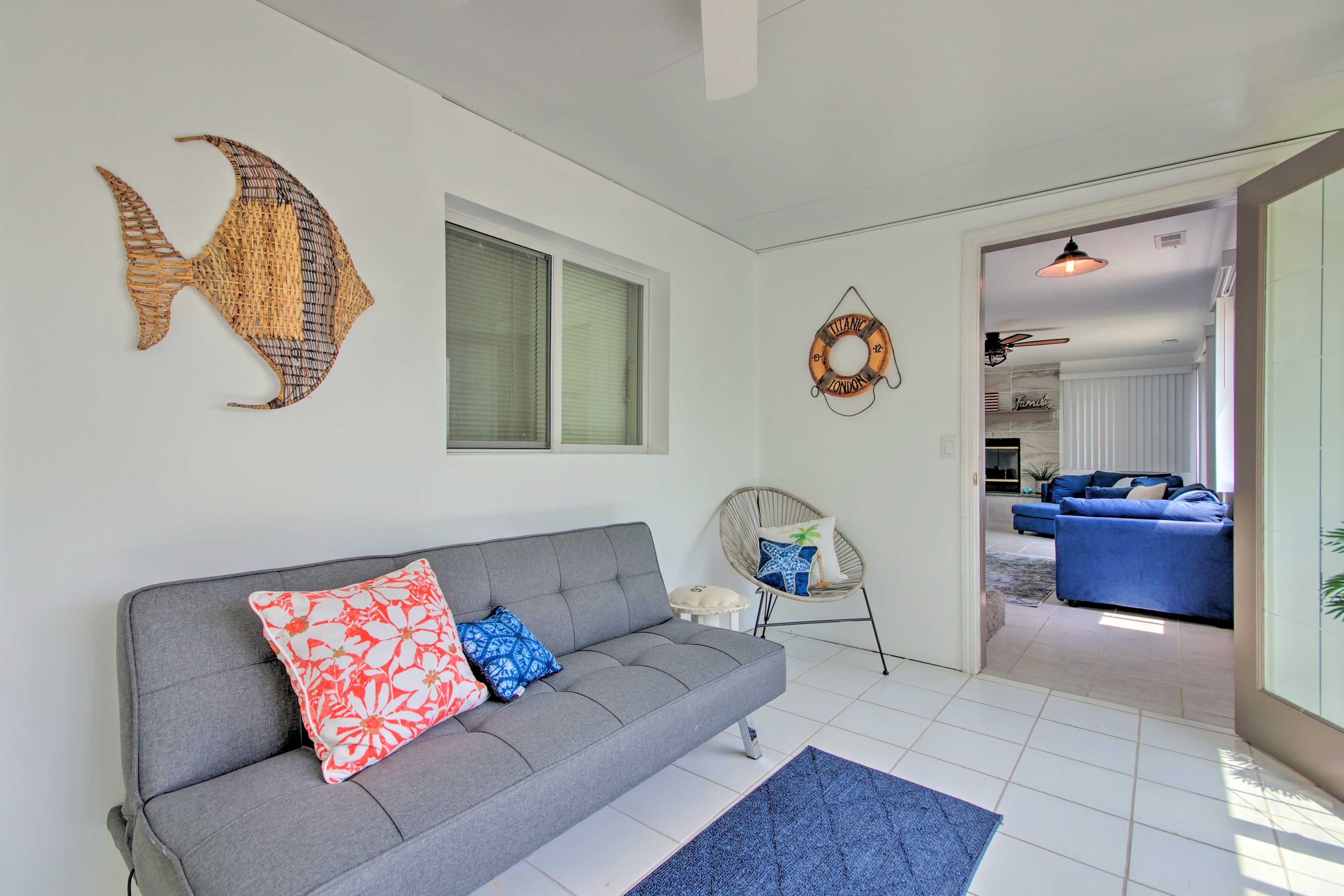Lower Living Room | Futon