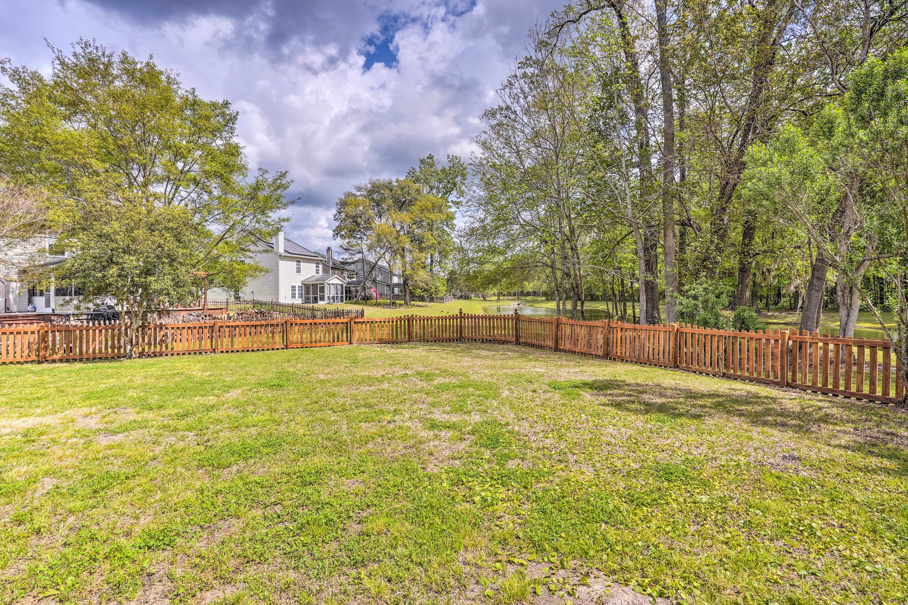 Fenced Backyard