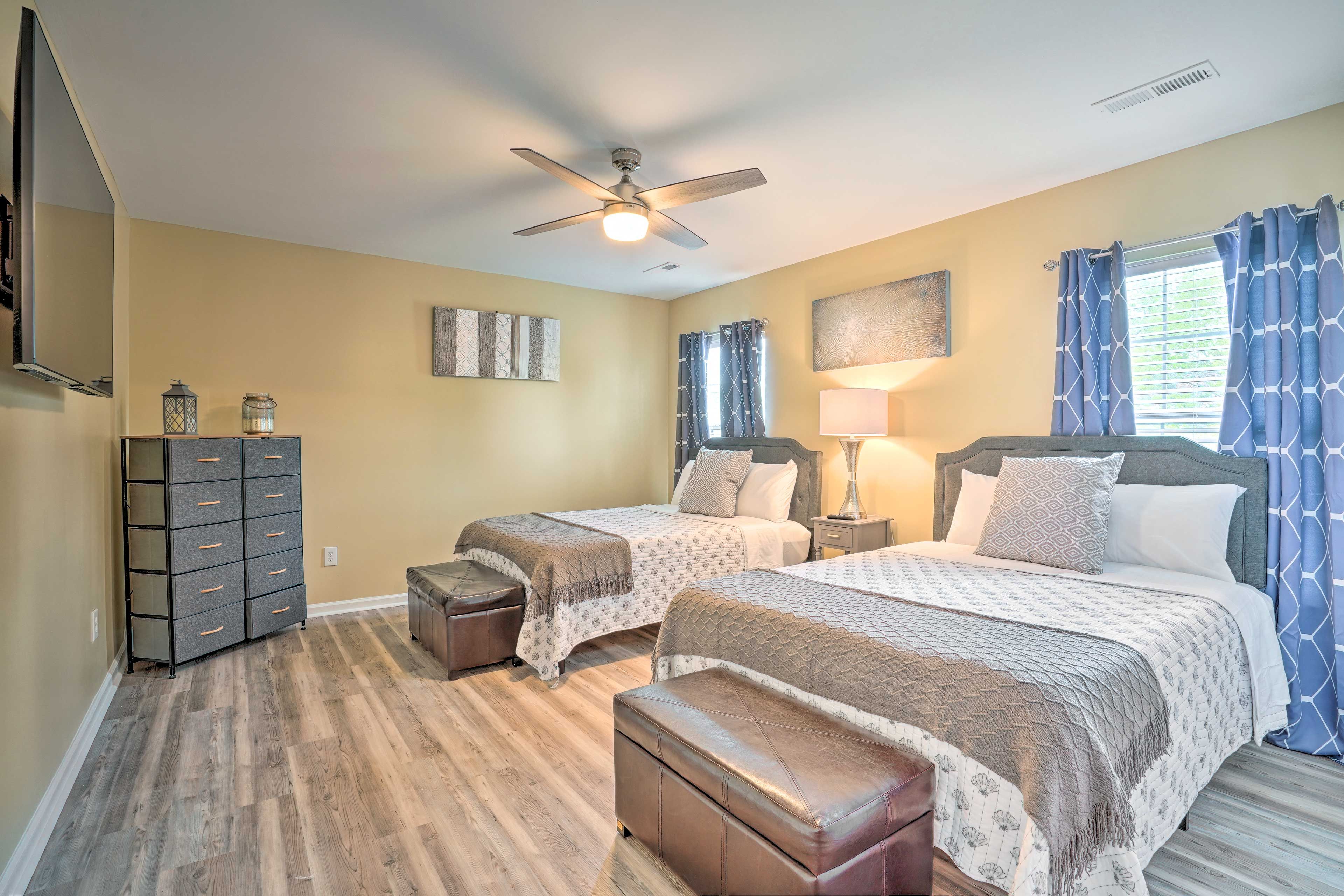 Bedroom 3 | 2 Full Beds
