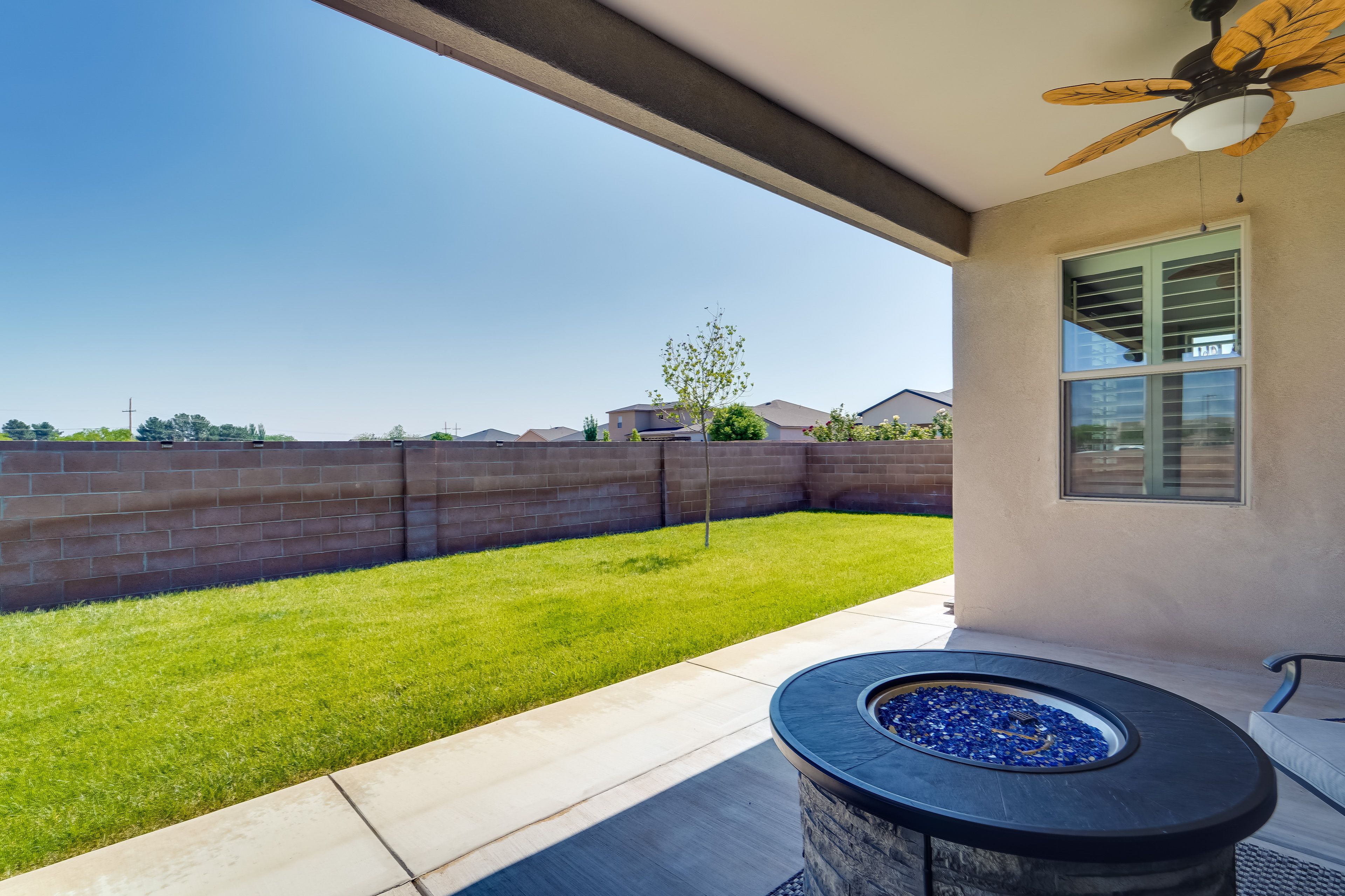 Fenced Backyard