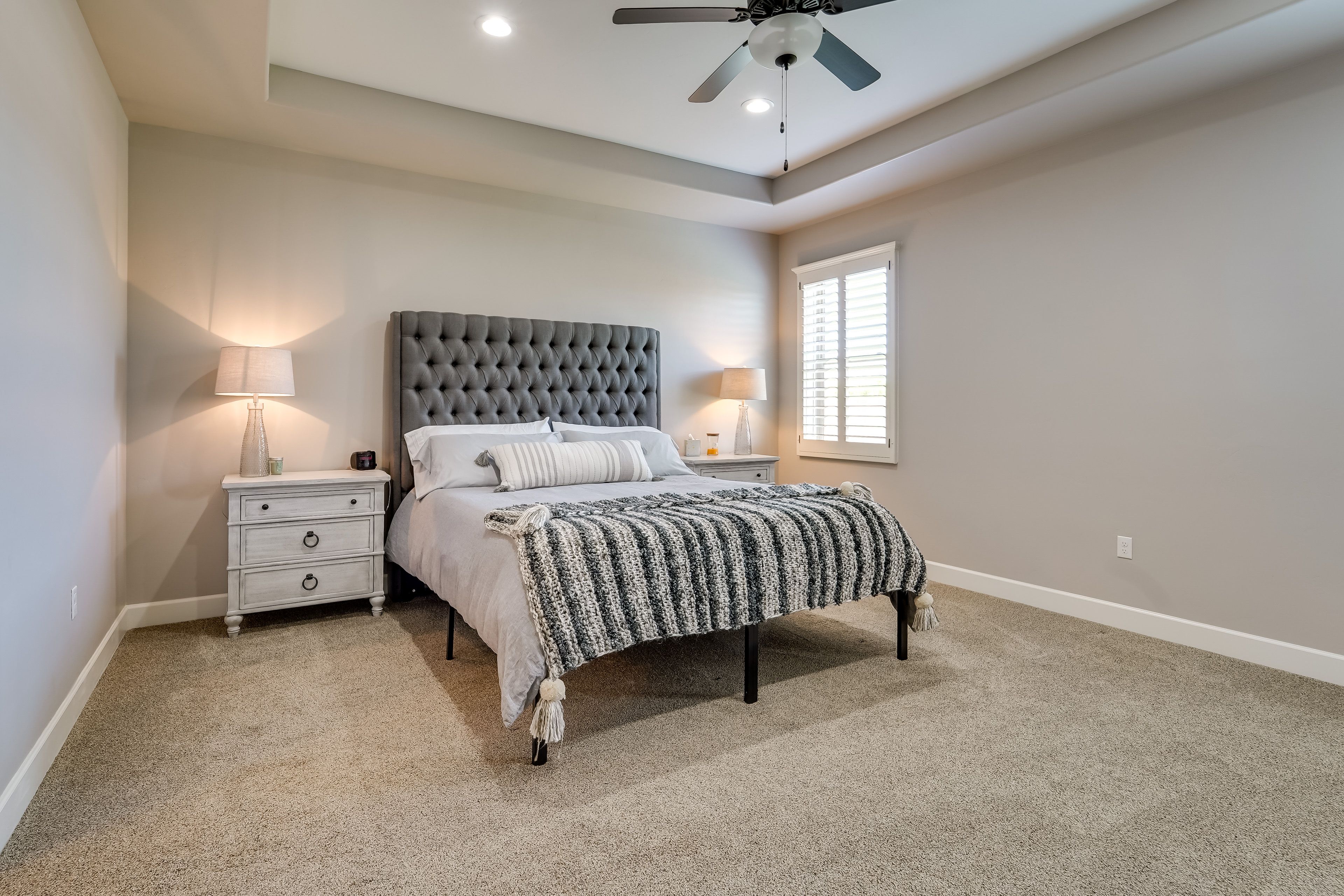 Bedroom 1 | California King Bed | Full En-Suite Bathroom | Linens & Towels