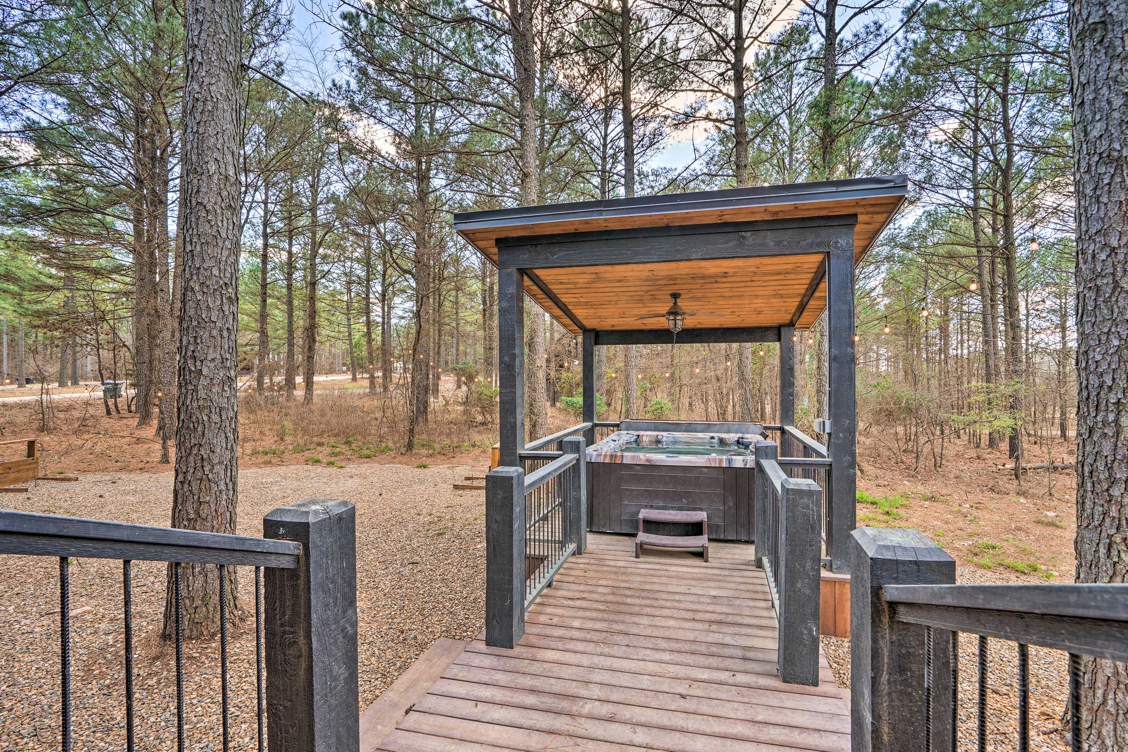 Covered Private Hot Tub