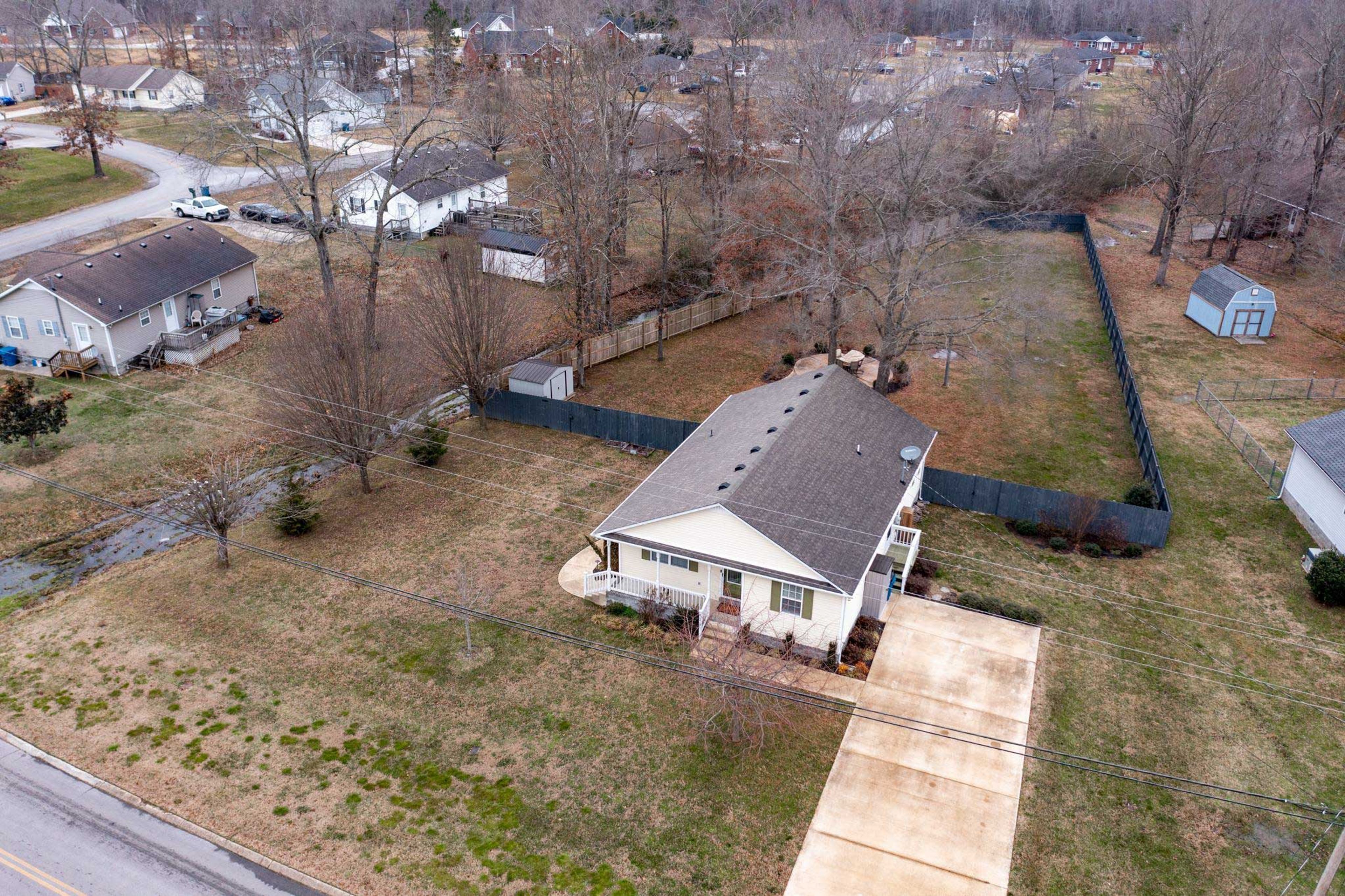 Aerial View of Property