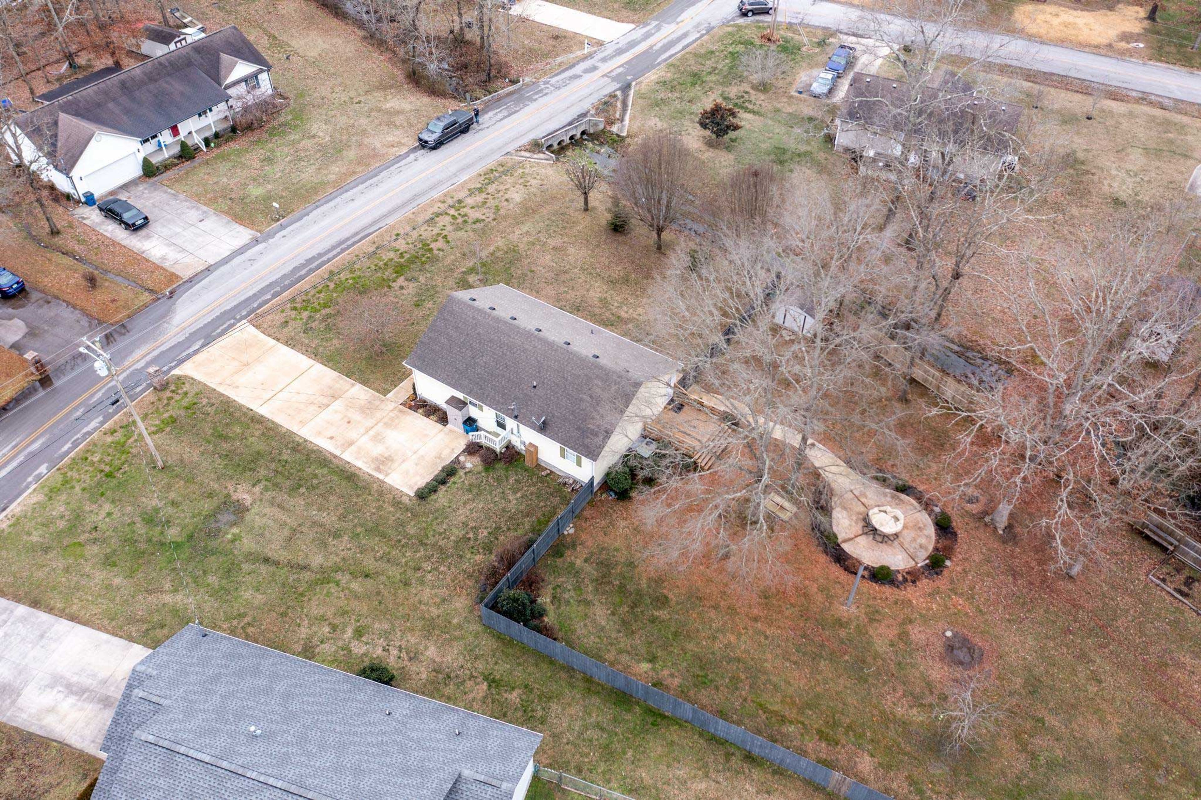Aerial View of Property