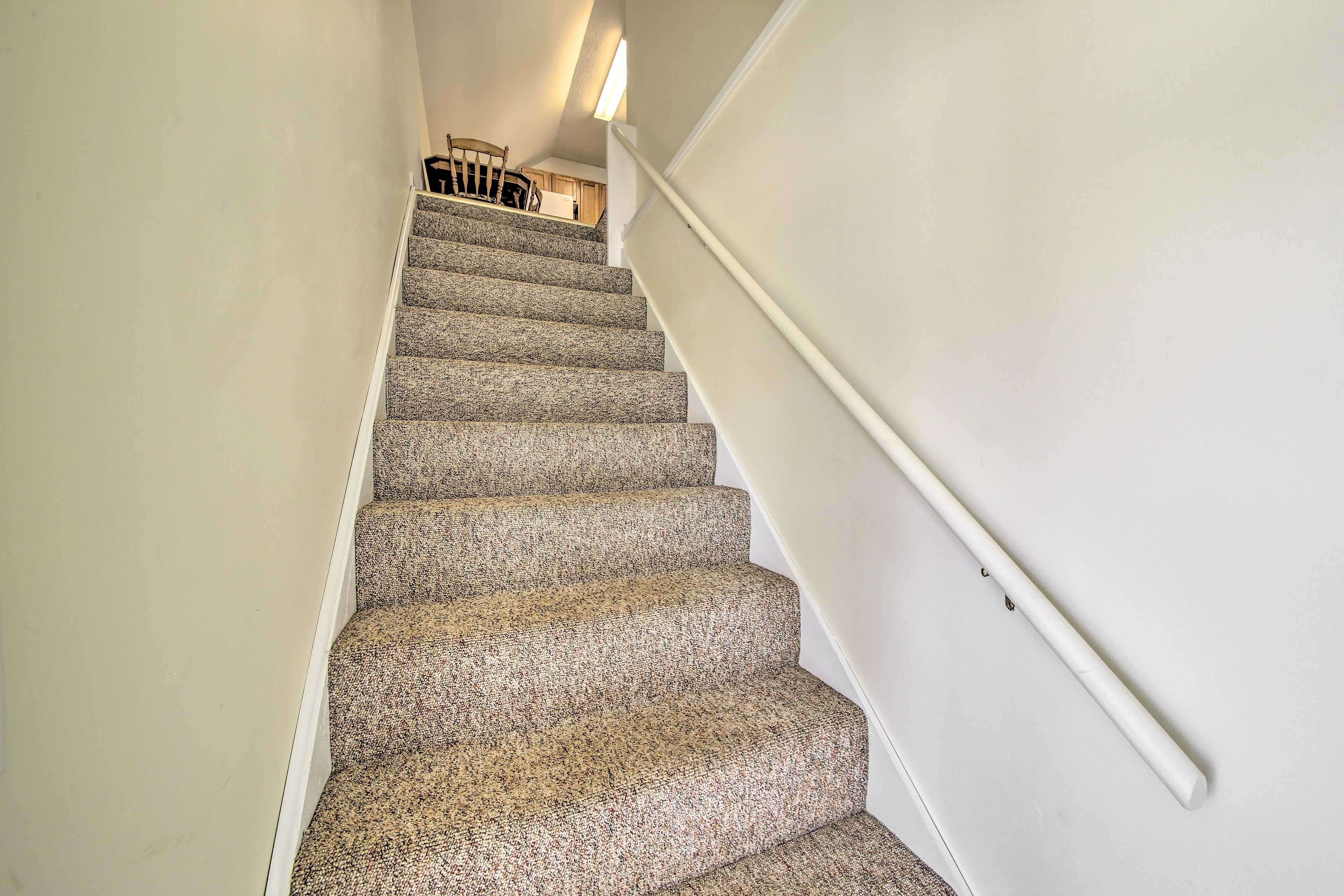 Stairs to Upper Level