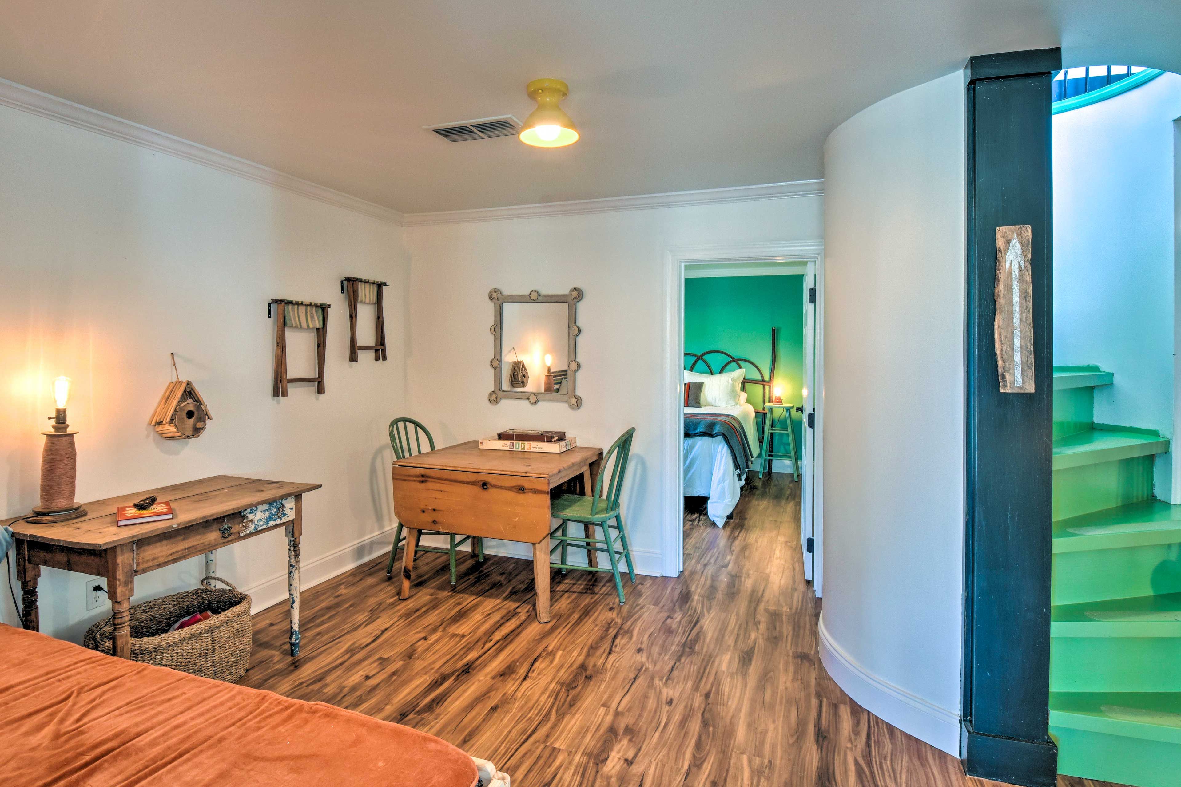 Lower Living Area | Board Games | Books