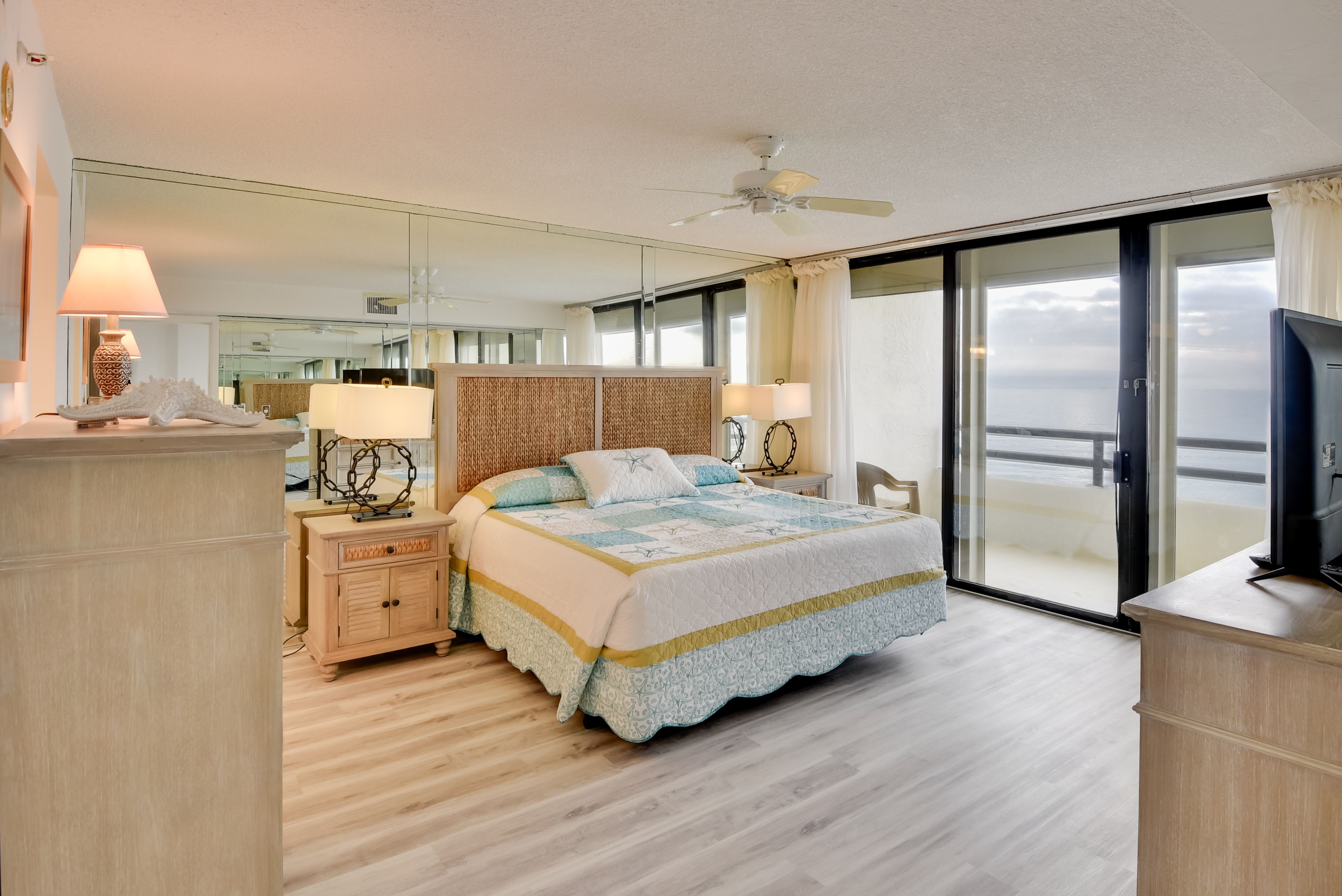 Bedroom 1 | King Bed | Linens Provided | Balcony Access | En-Suite Bathroom