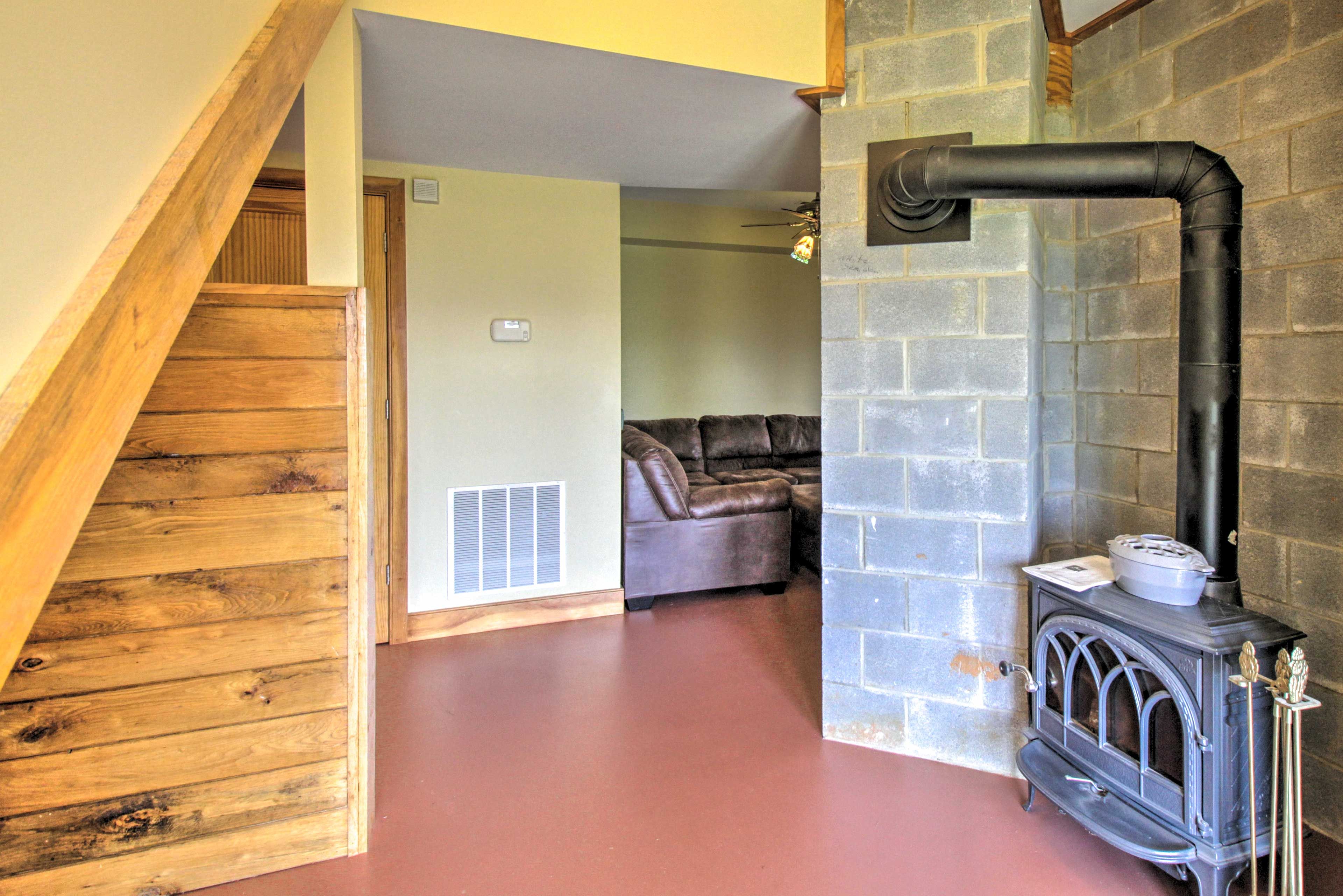 Game Room | Wood-Burning Stove