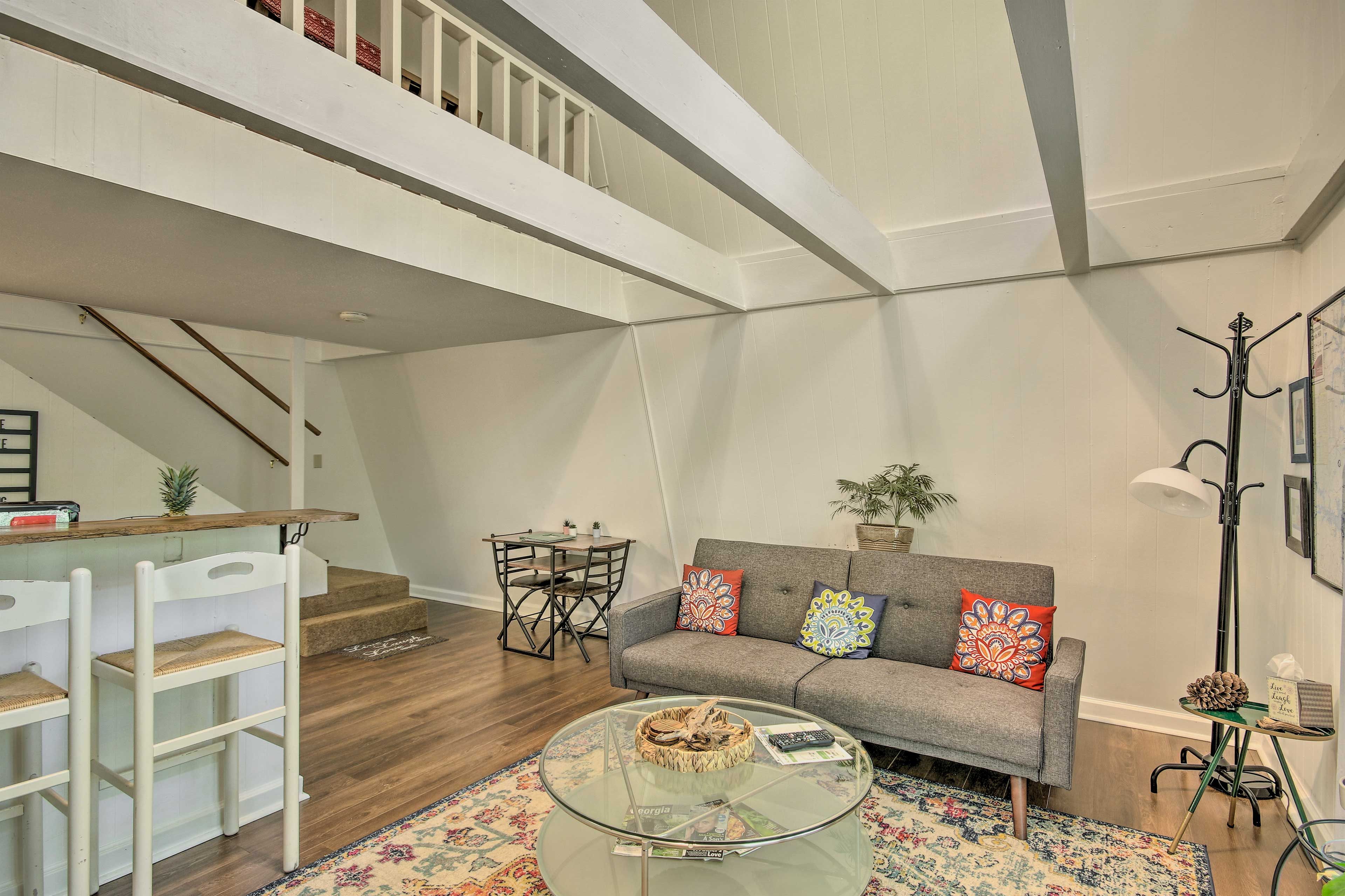 Living Room | Main Level | 2-Story Cabin