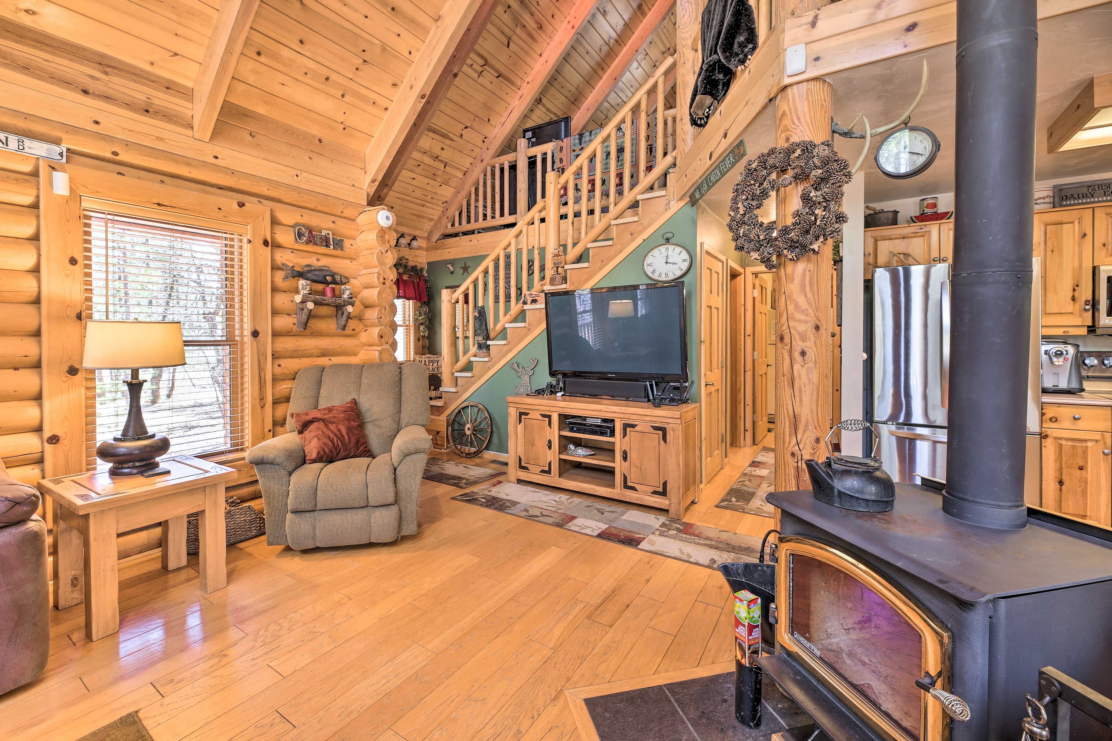 Living Room | Wood-Burning Stove