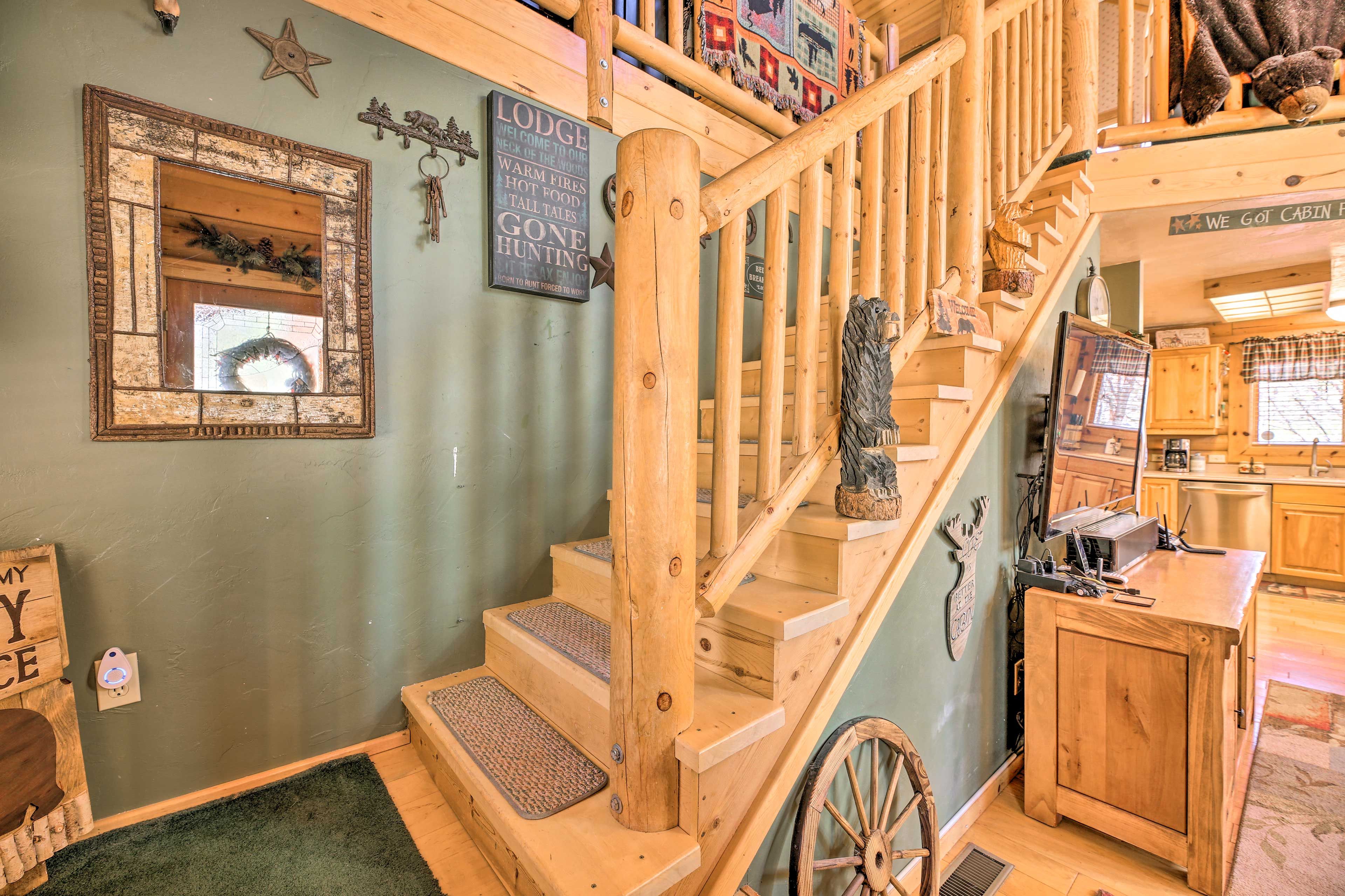 Stairs to Upper Level