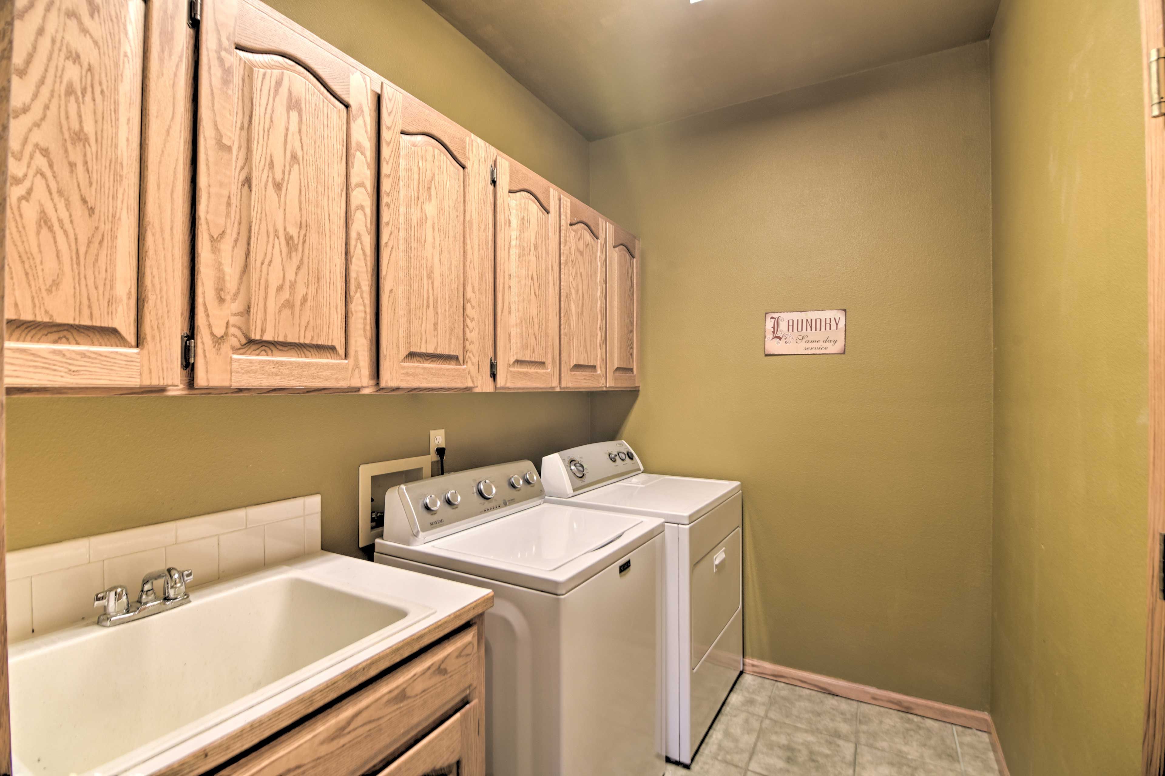 Laundry Room | Lower Level | Iron + Board