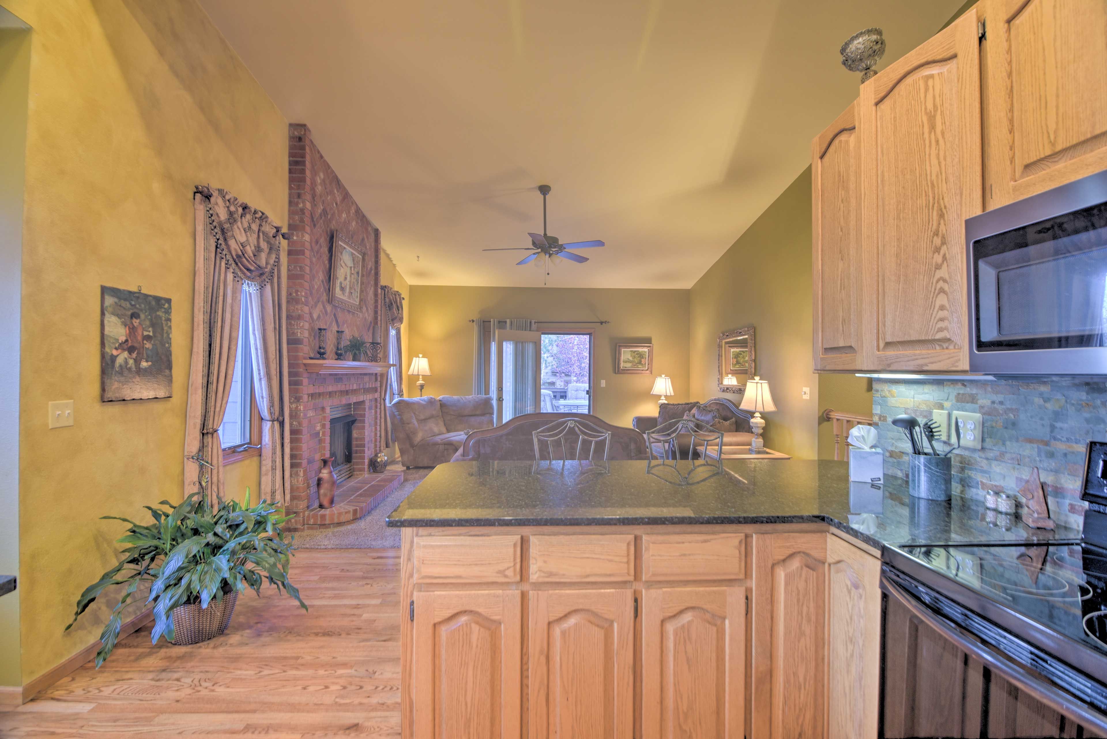 Living Room | Kitchen | Trash Bags + Paper Towels