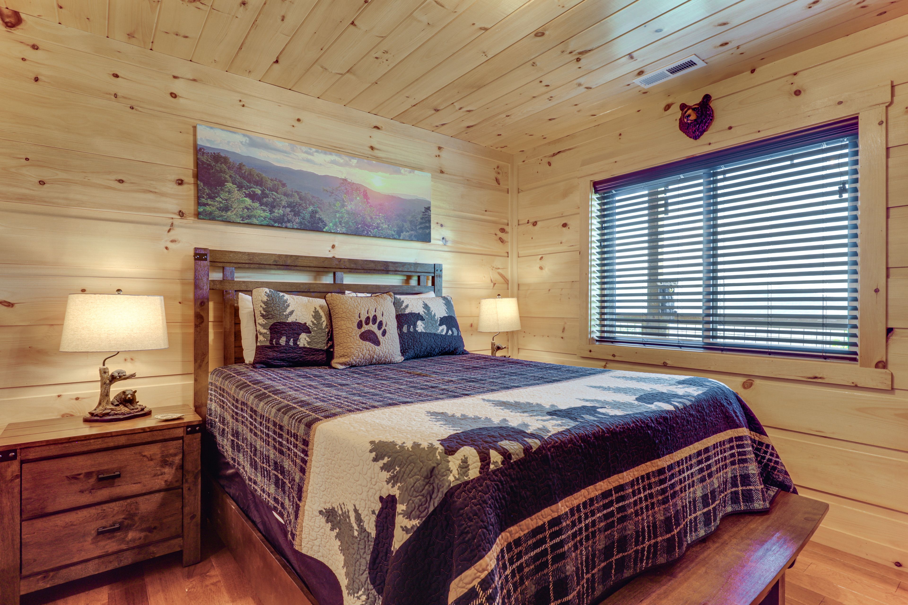 Bedroom 3 | Queen Bed | Basement Level | Smart TV