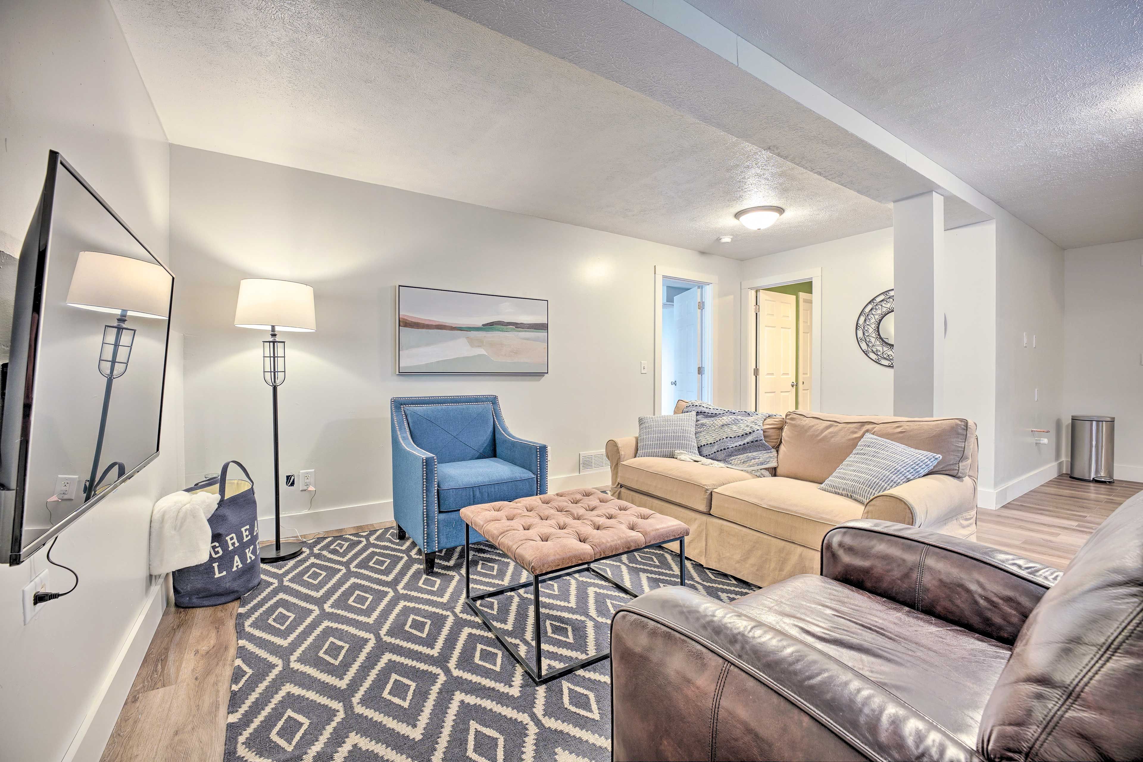 Additional Living Area | Lower Level | Smart TV | Foosball Table