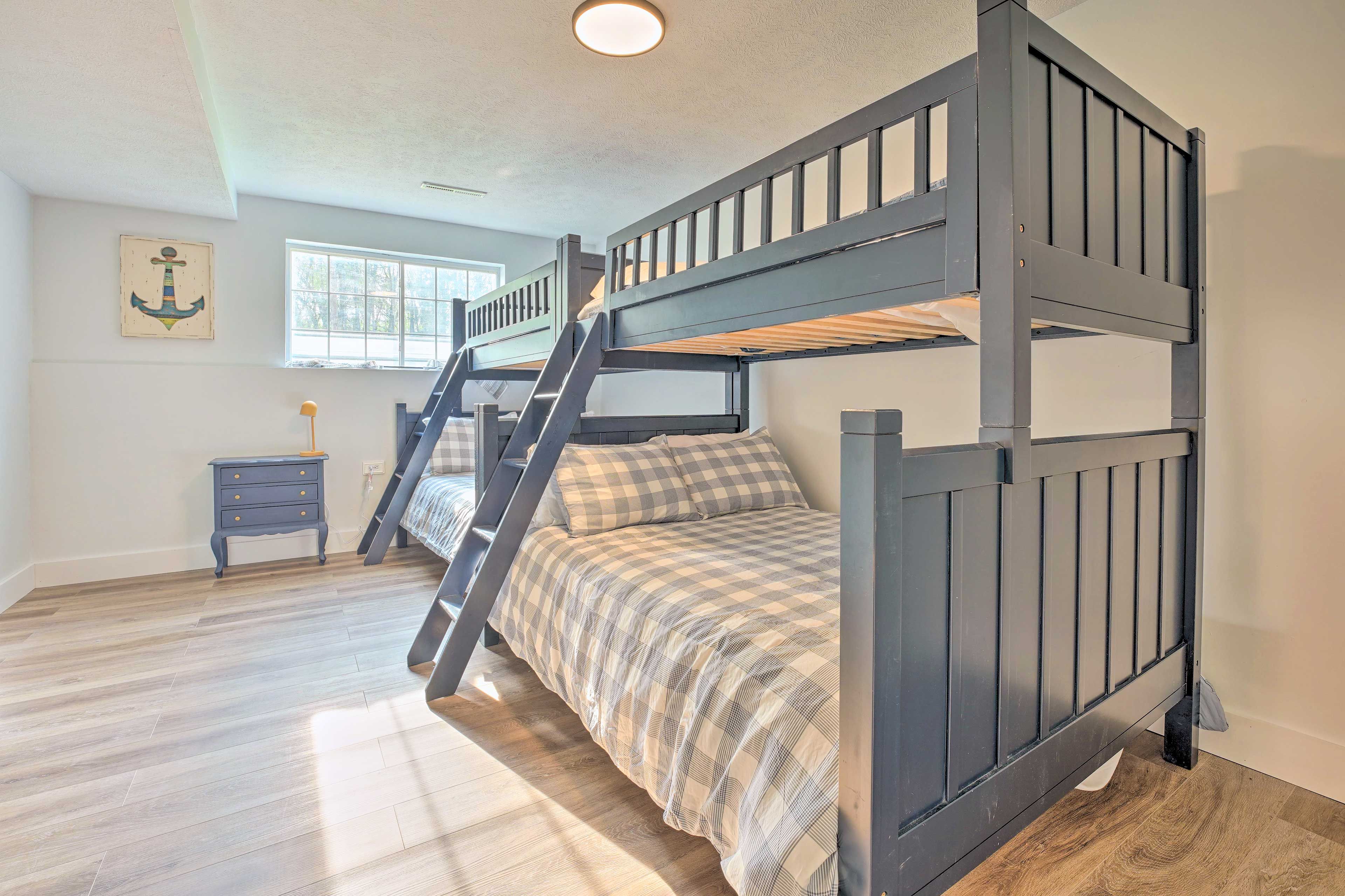 Bedroom 4 | 2 Twin/Full Bunk Beds | Lower Level