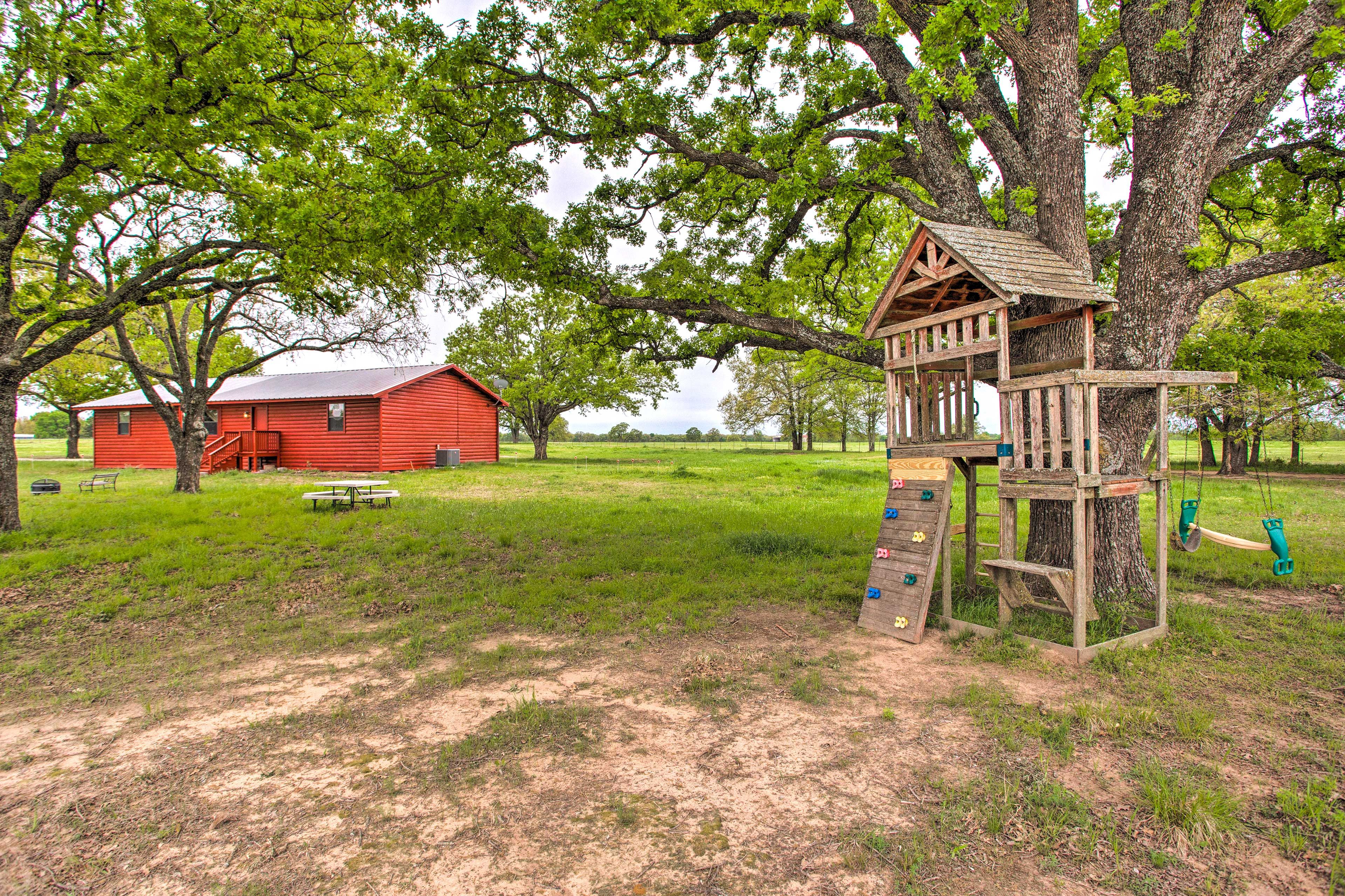 House Exterior | Swing Set