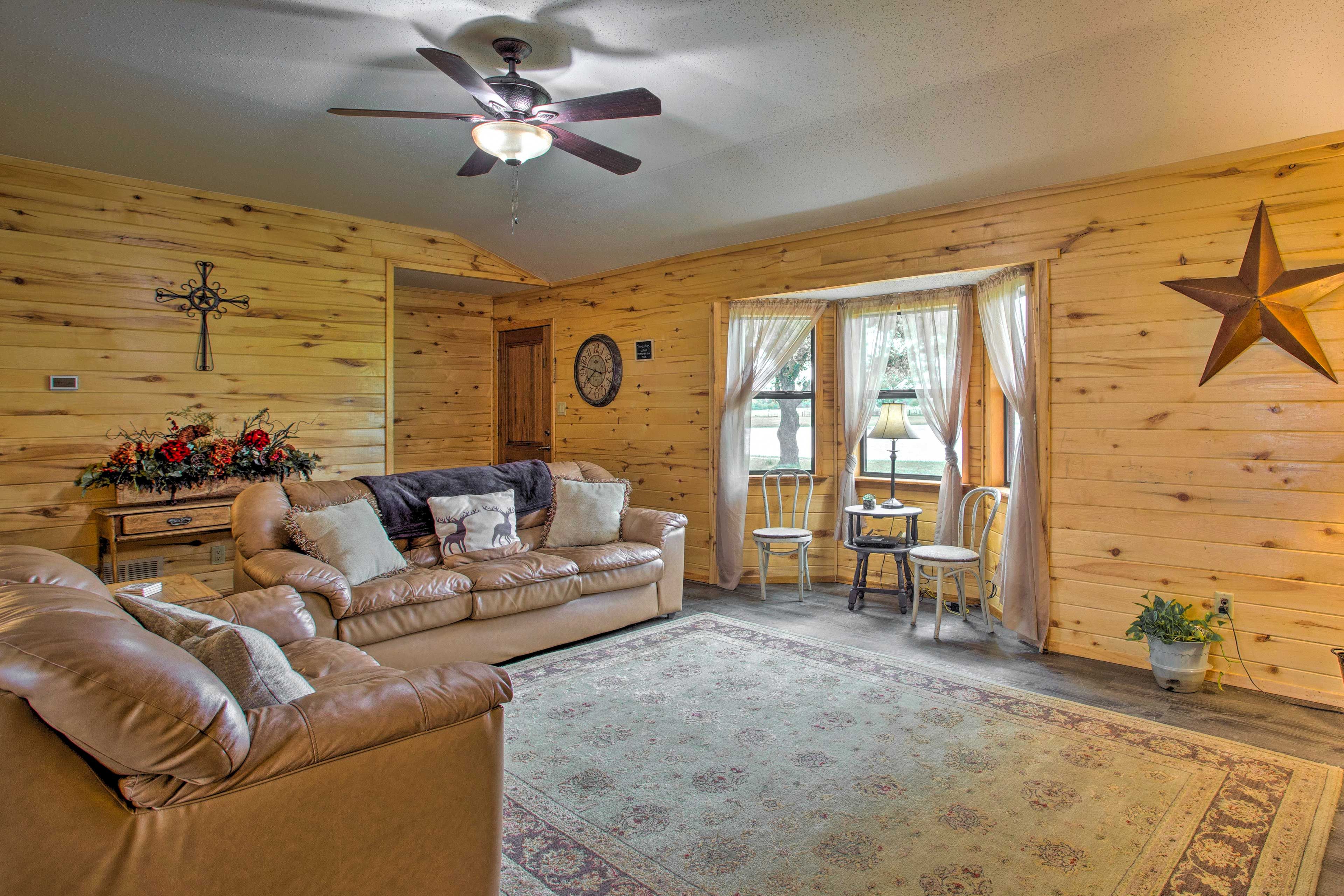 Living Room | Queen Air Mattress | Pack 'n Play | Crib