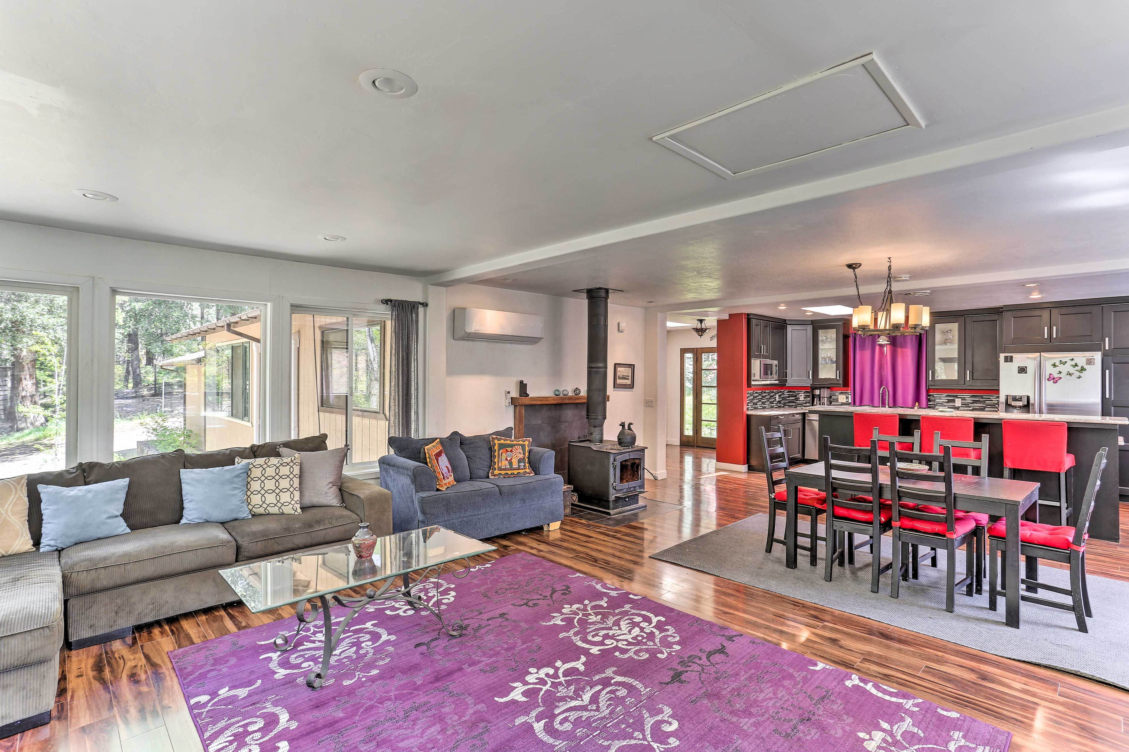 Living Room | Wood-Burning Stove