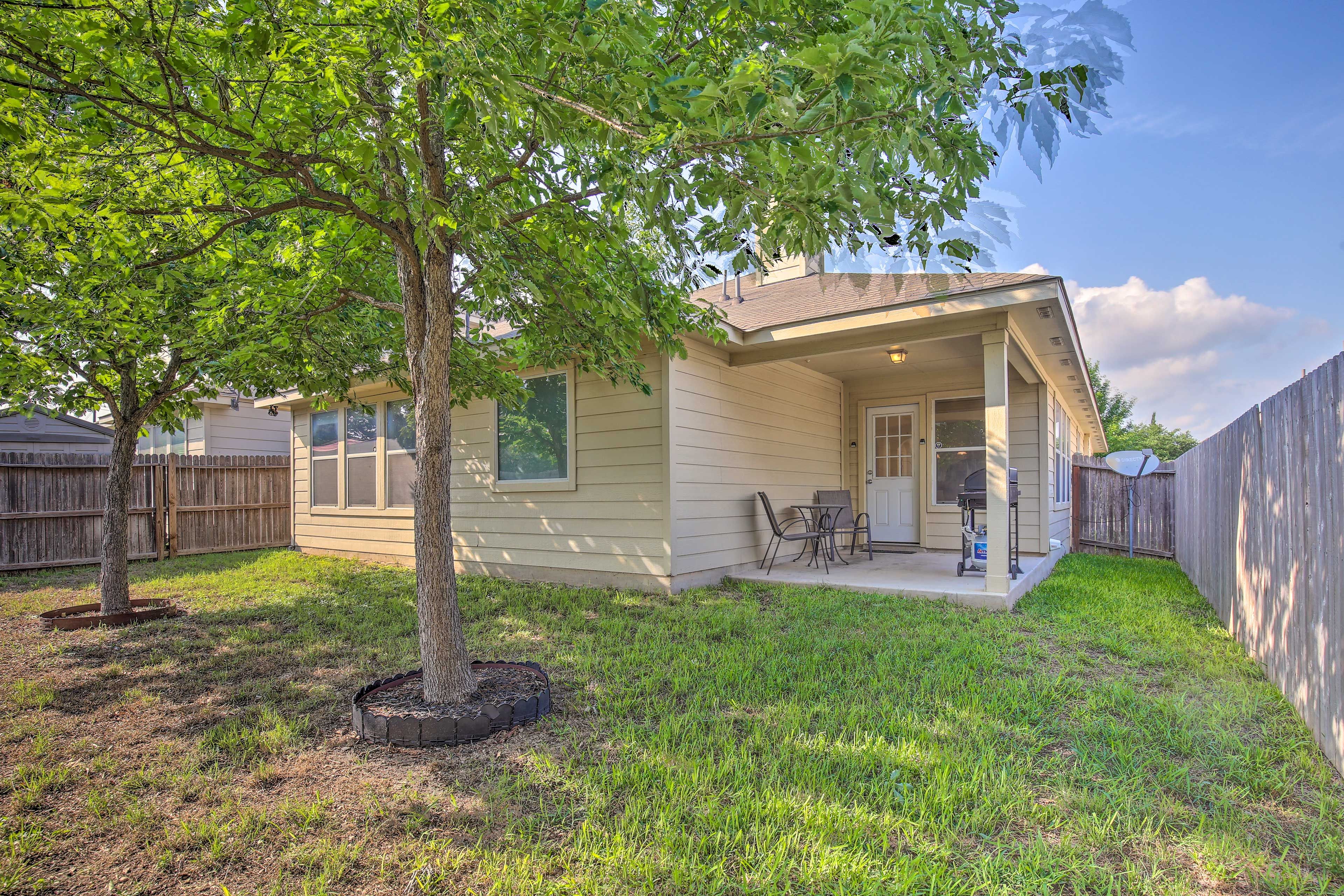 Private Patio | Gas Grill | Fenced-In Yard
