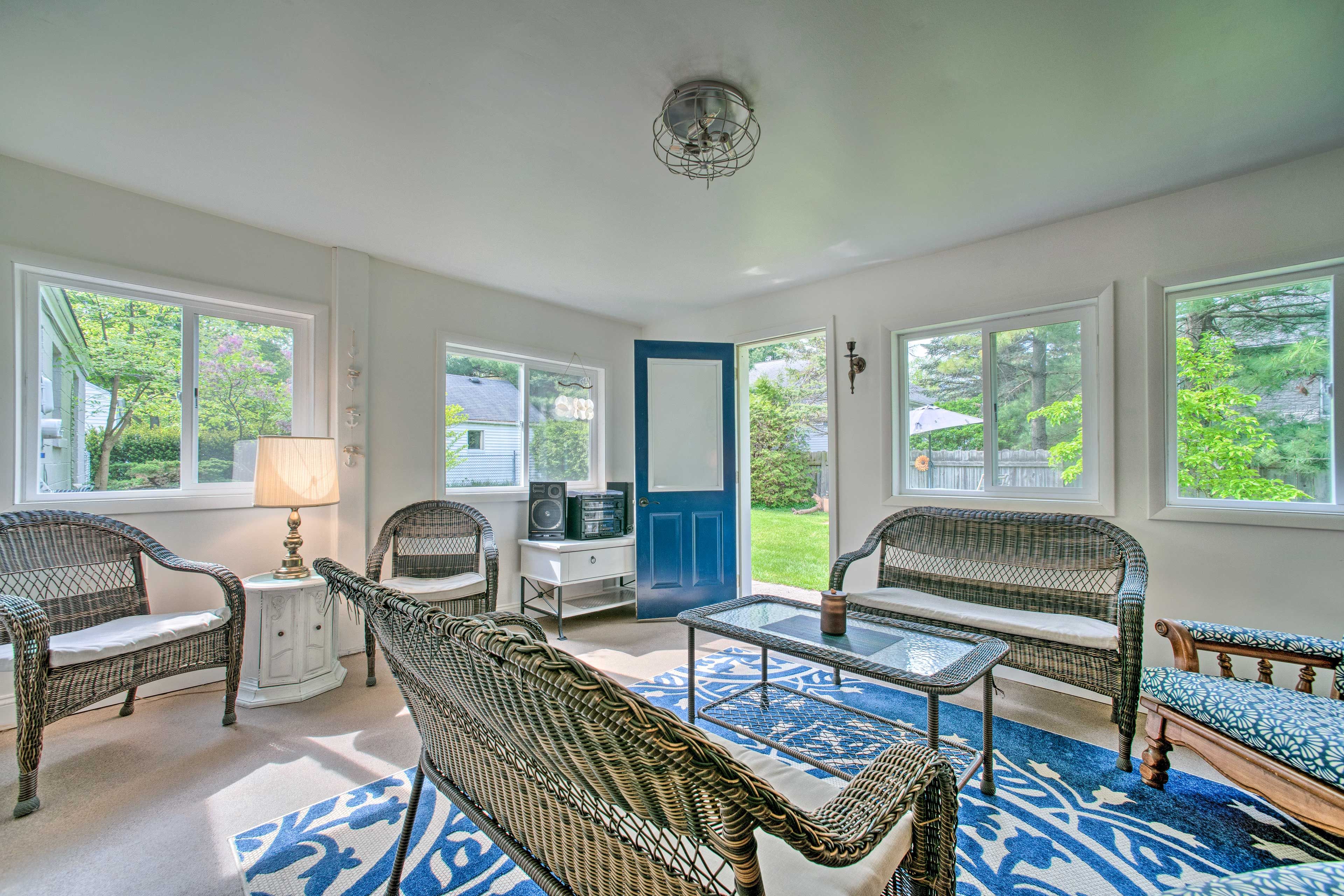 Sunroom | 1st Floor | Stereo | Access to Backyard